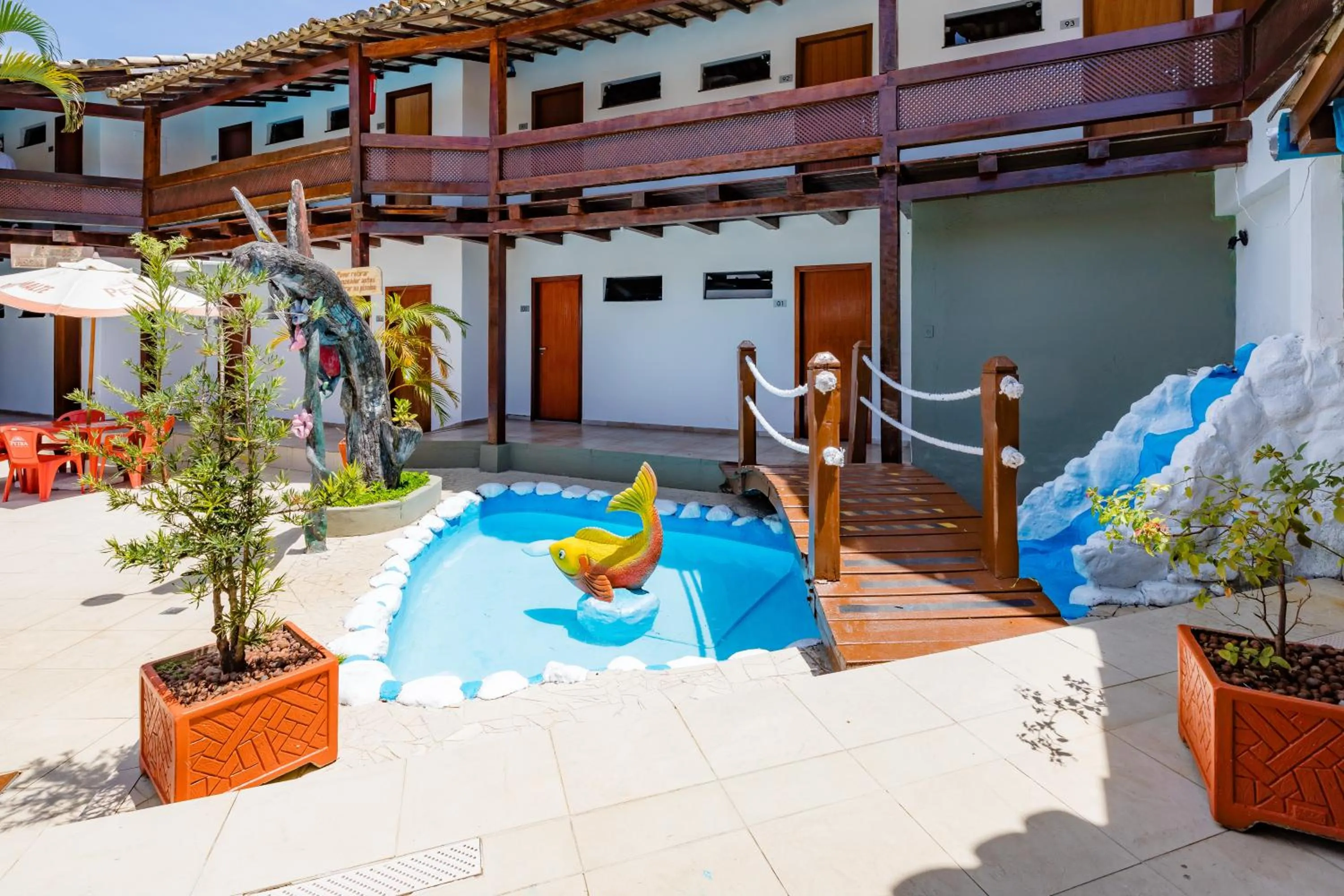 Swimming pool in Hotel Casa Blanca Porto Seguro