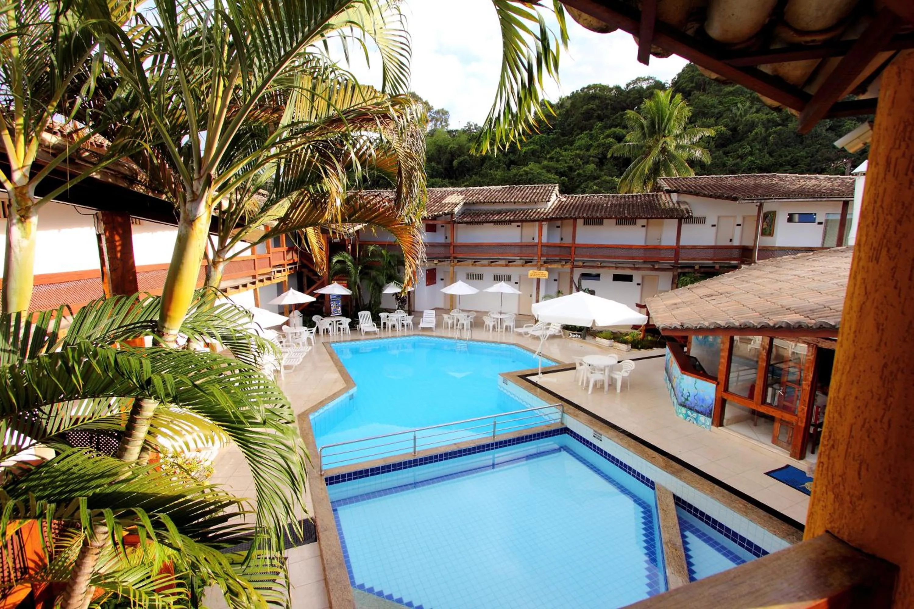 Swimming pool in Hotel Casa Blanca Porto Seguro