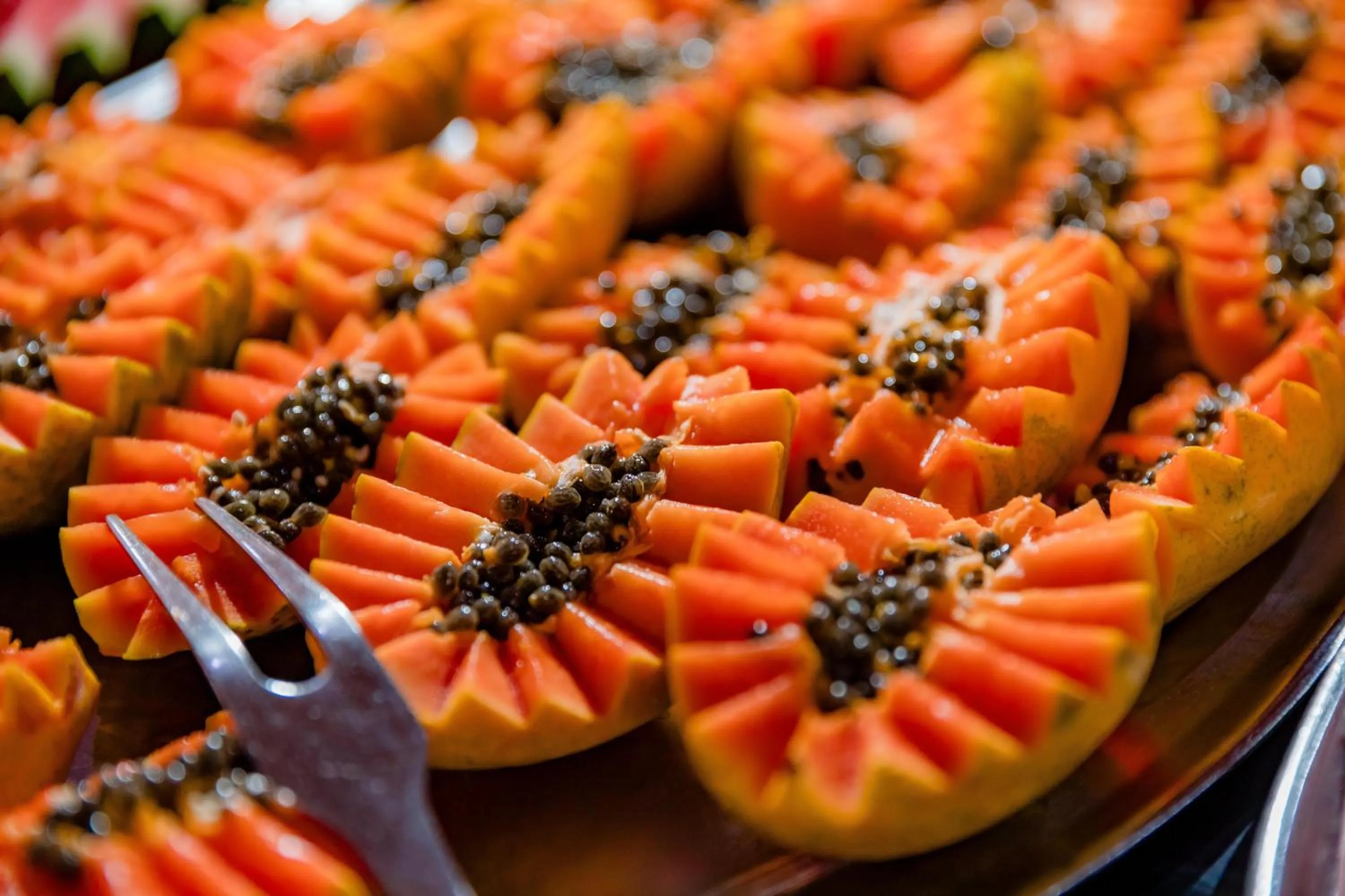 Buffet breakfast in Hotel Casa Blanca Porto Seguro