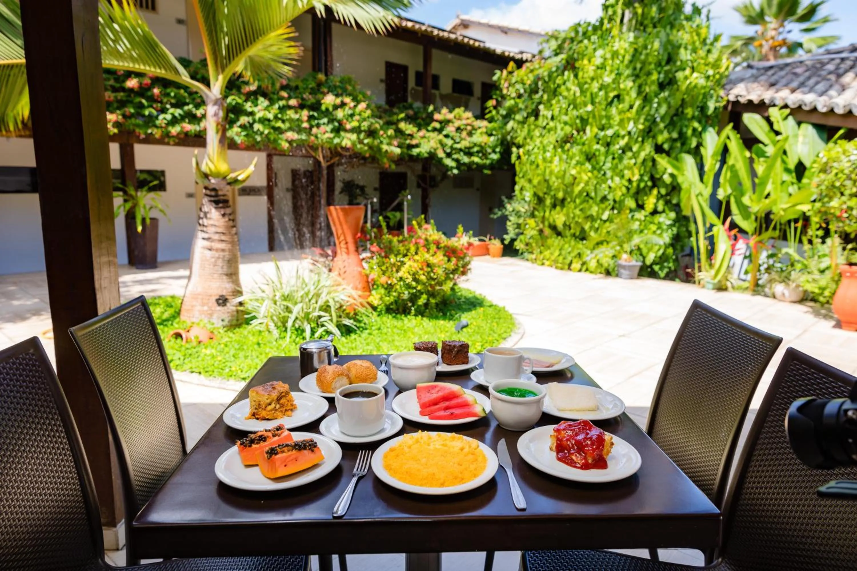 Breakfast in Hotel Casa Blanca Porto Seguro
