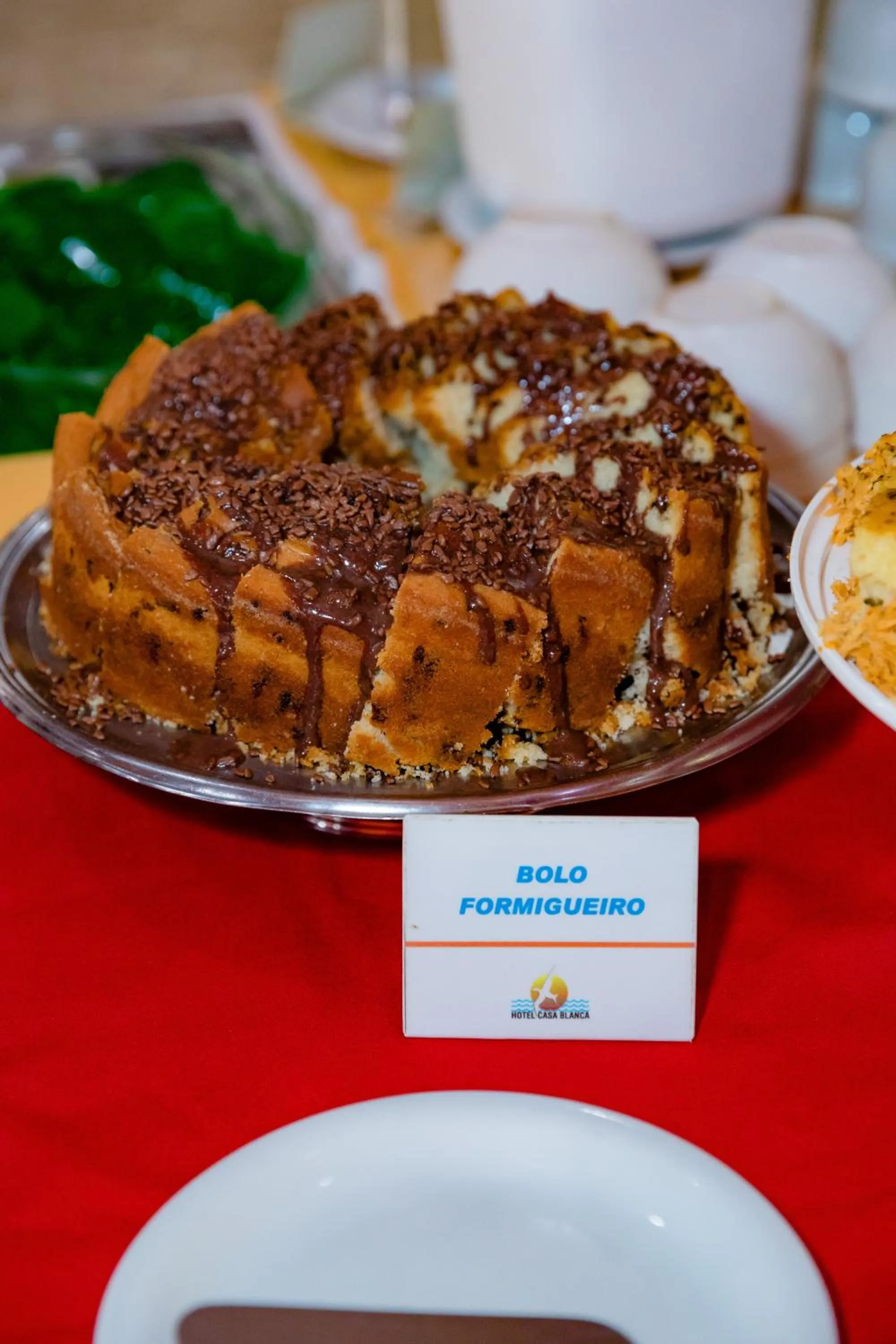 Buffet breakfast in Hotel Casa Blanca Porto Seguro