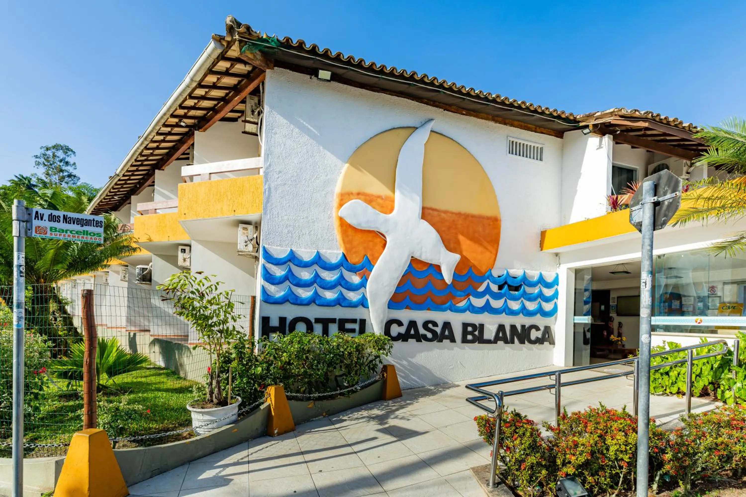 Property logo or sign in Hotel Casa Blanca Porto Seguro