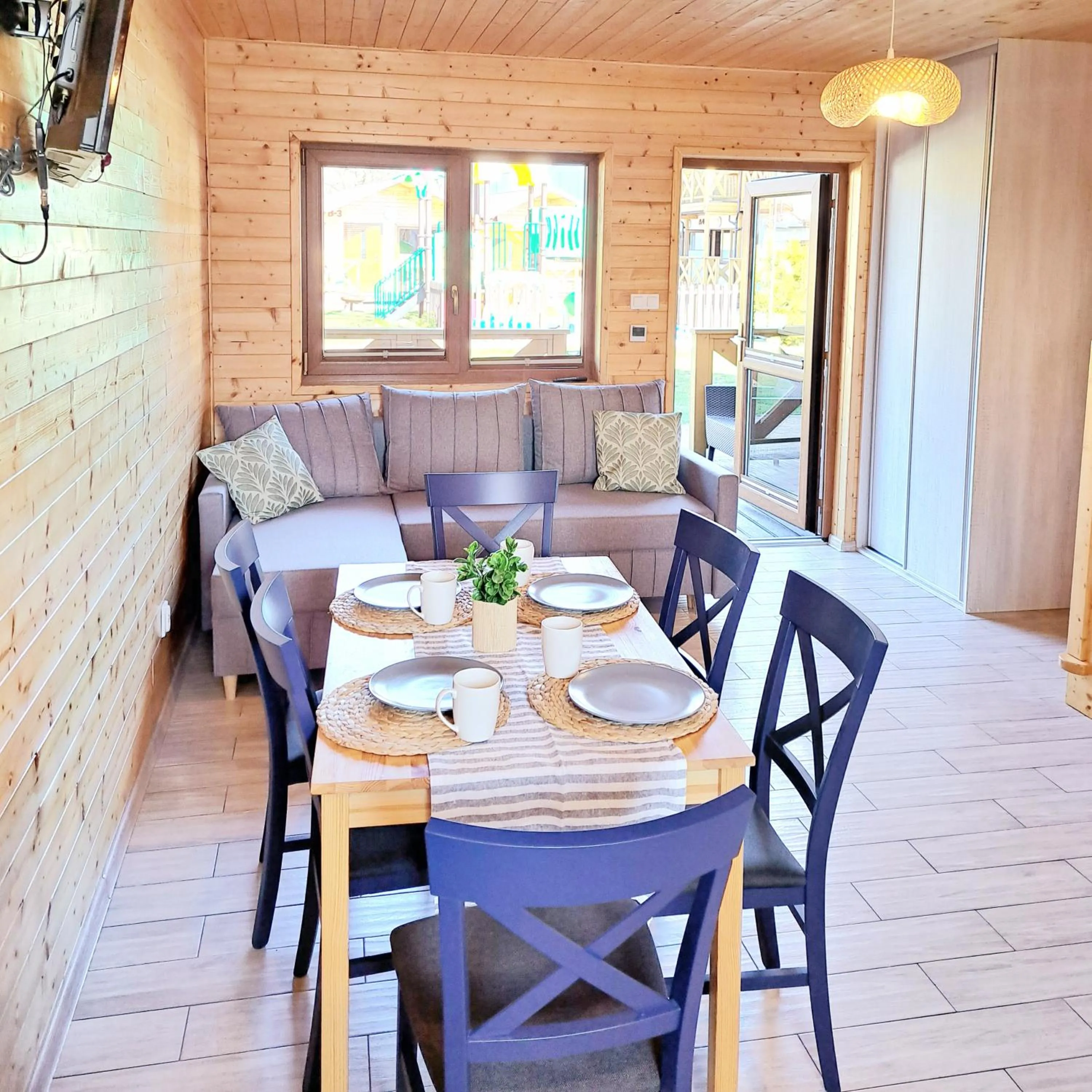 Living room in Tropikana Domki, Apartamenty