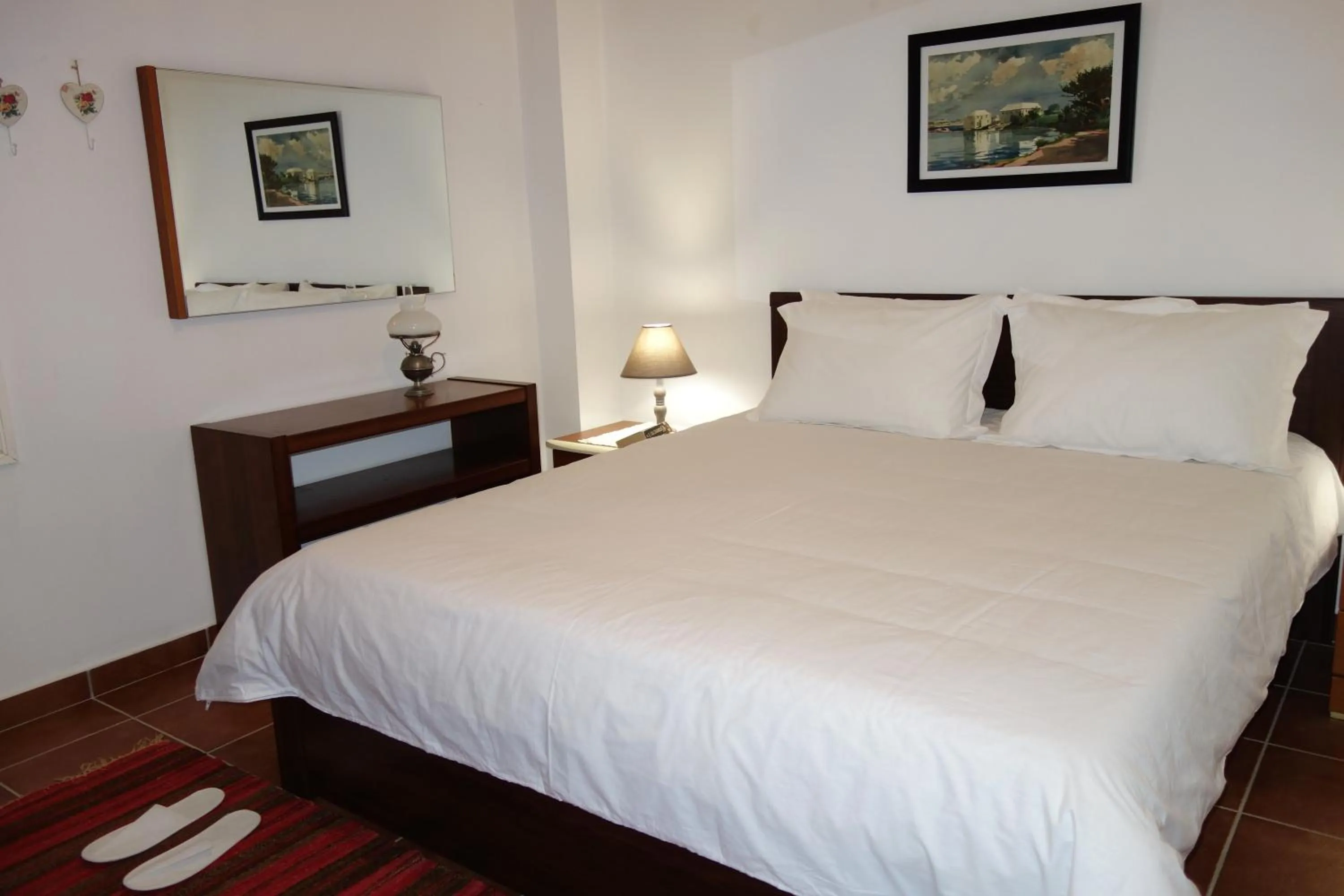 Bedroom, Bed in Panoramic View