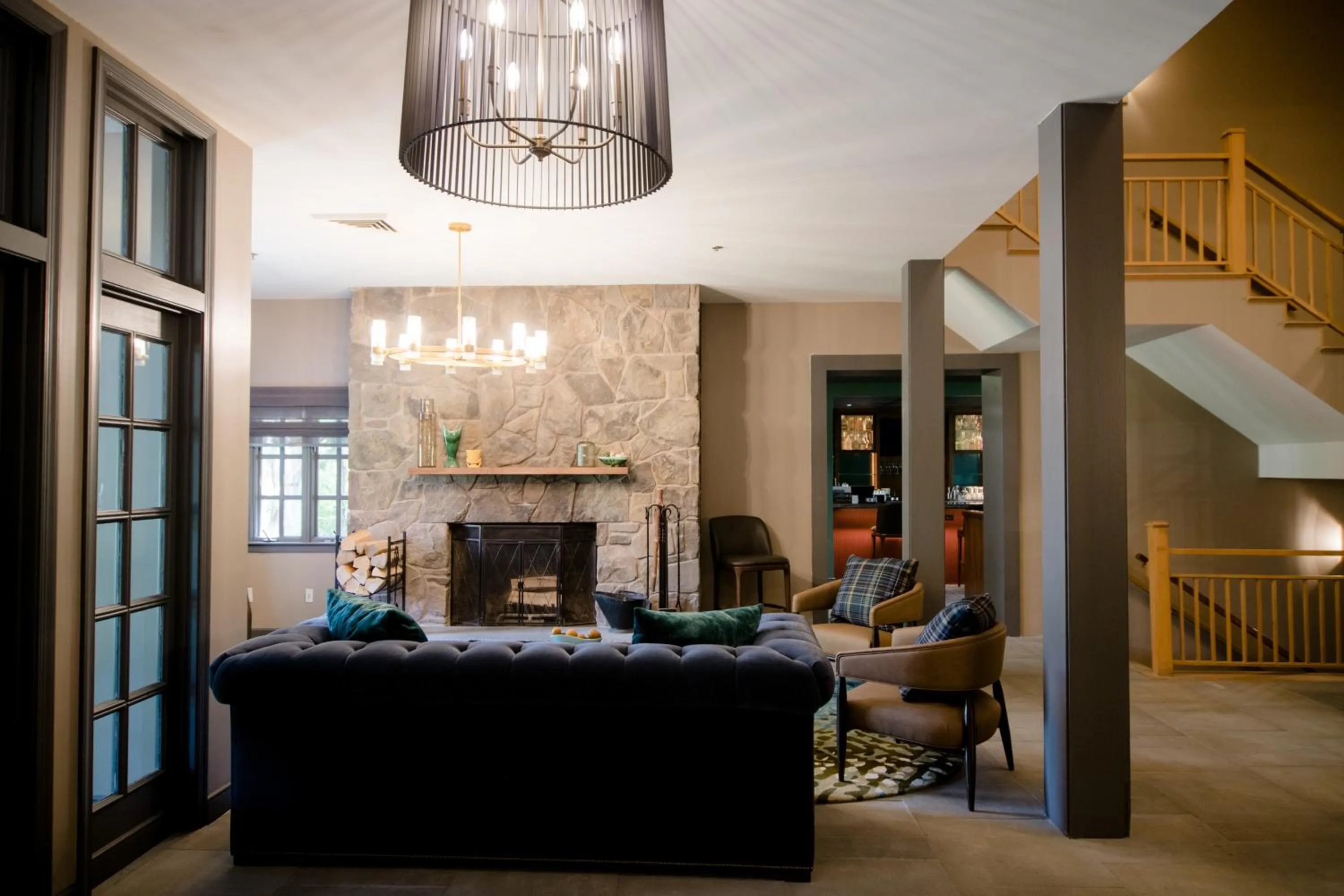 Lobby or reception in La Tourelle Inn & Spa