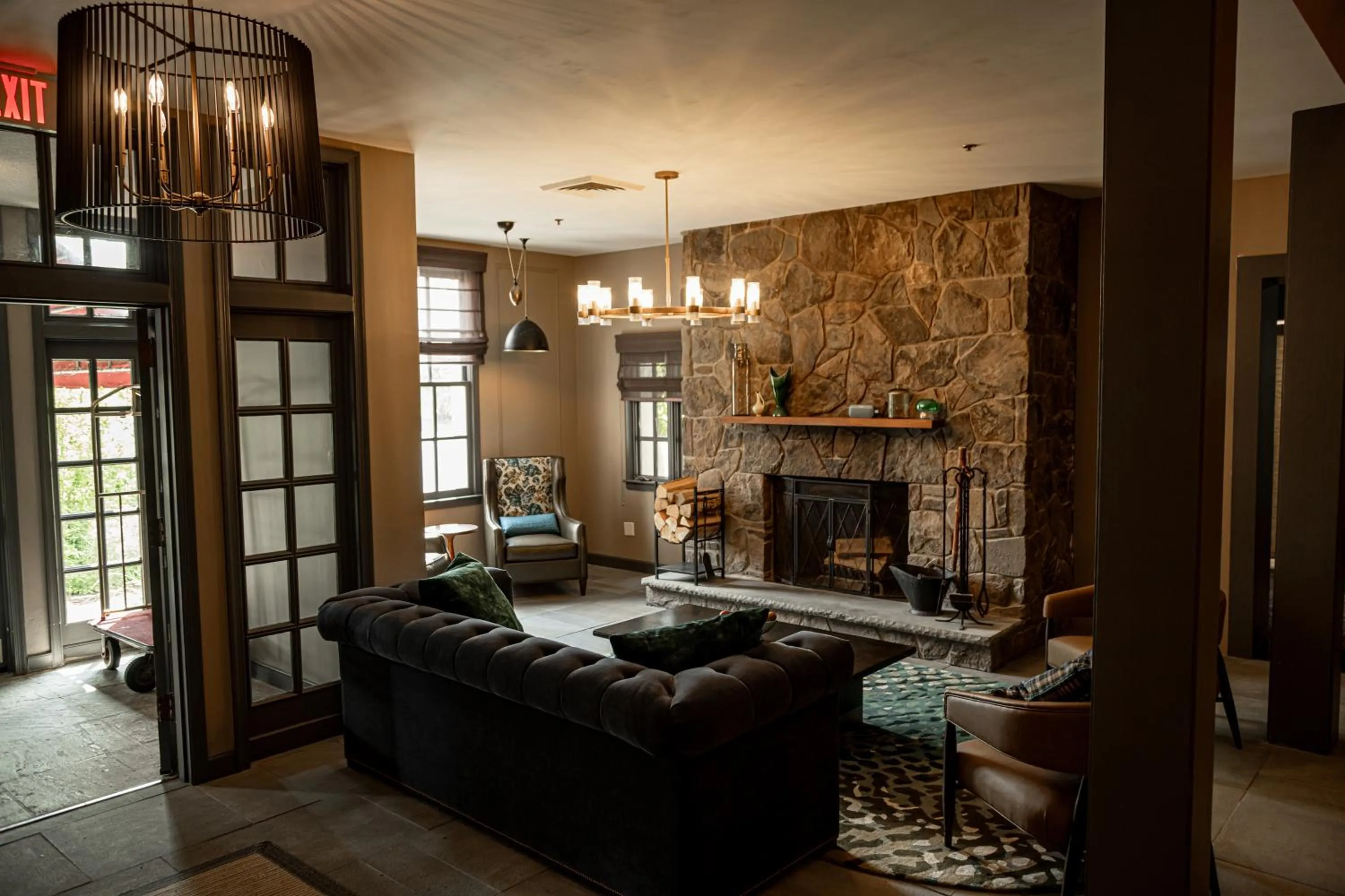 Lobby or reception in La Tourelle Inn & Spa