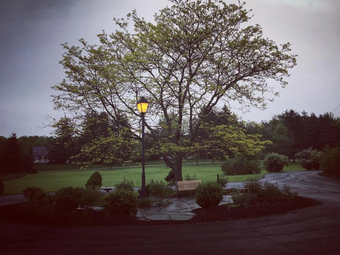 Garden in La Tourelle Inn & Spa