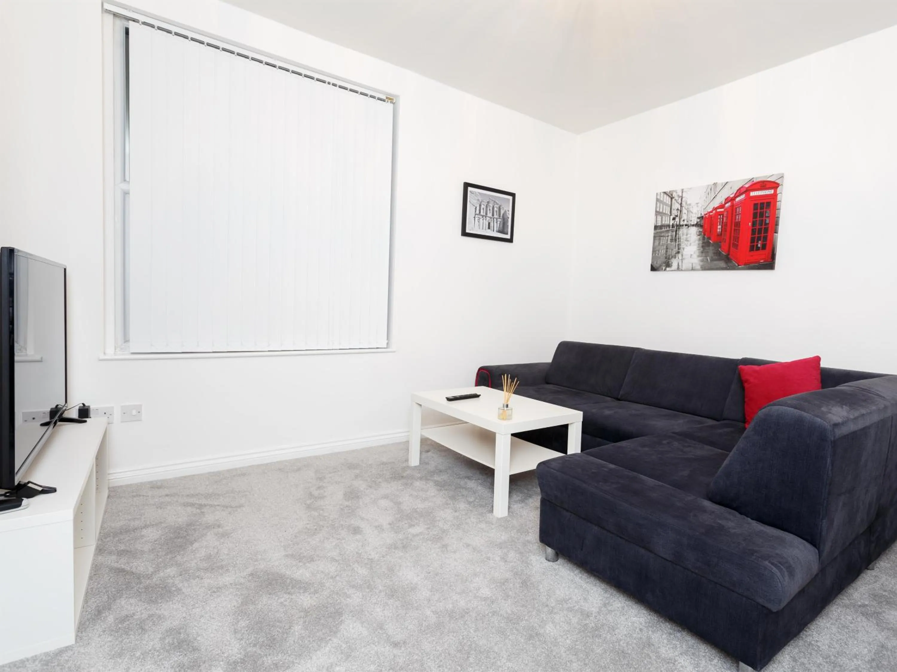 Living room in Ruth Apartments