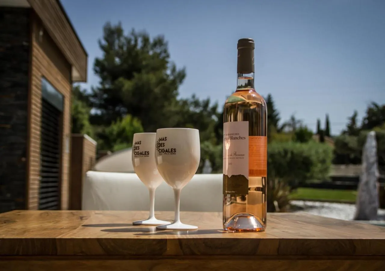 Alcoholic drinks in Mas des Cigales