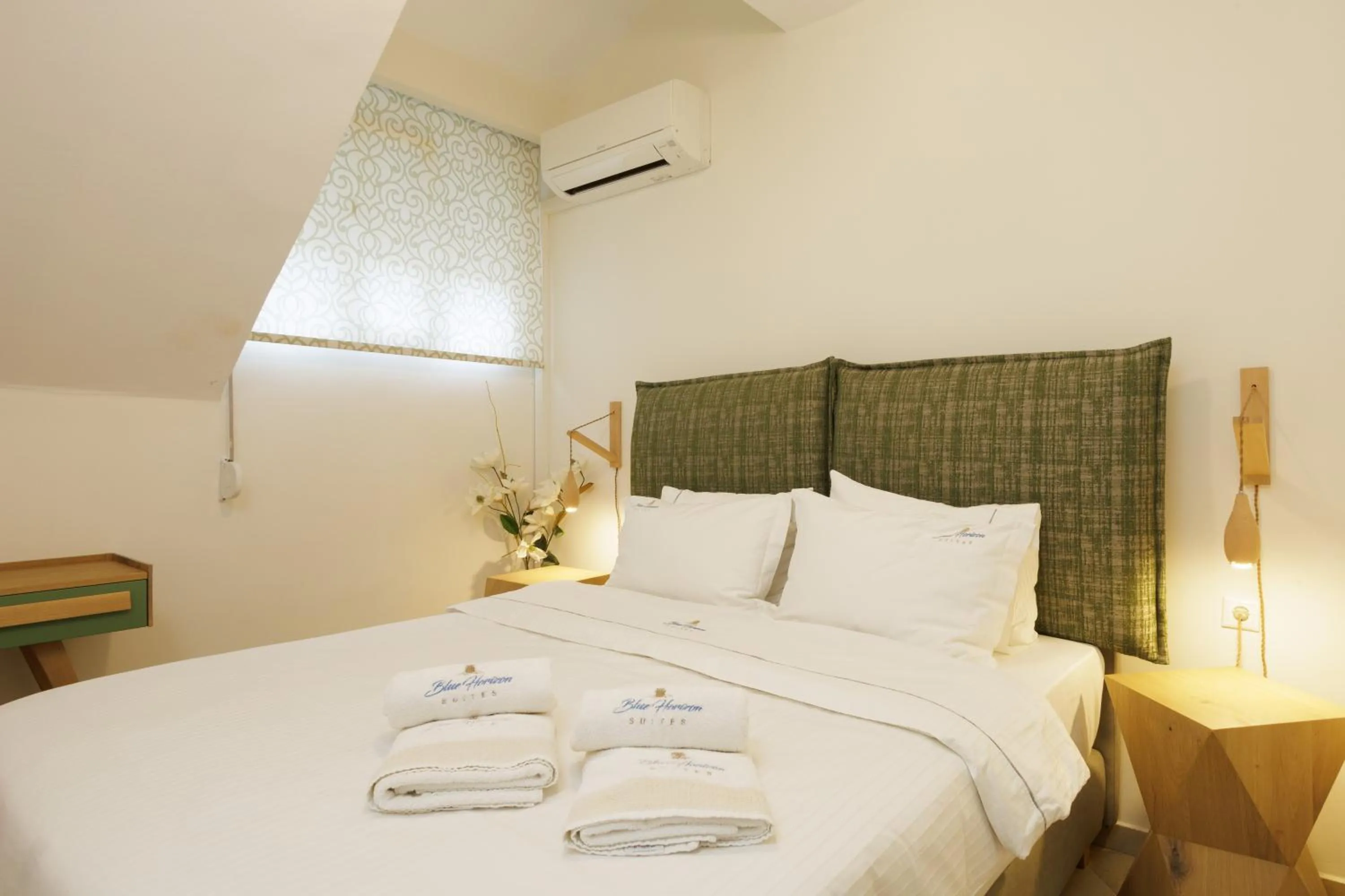 Bed in Blue Horizon Suites