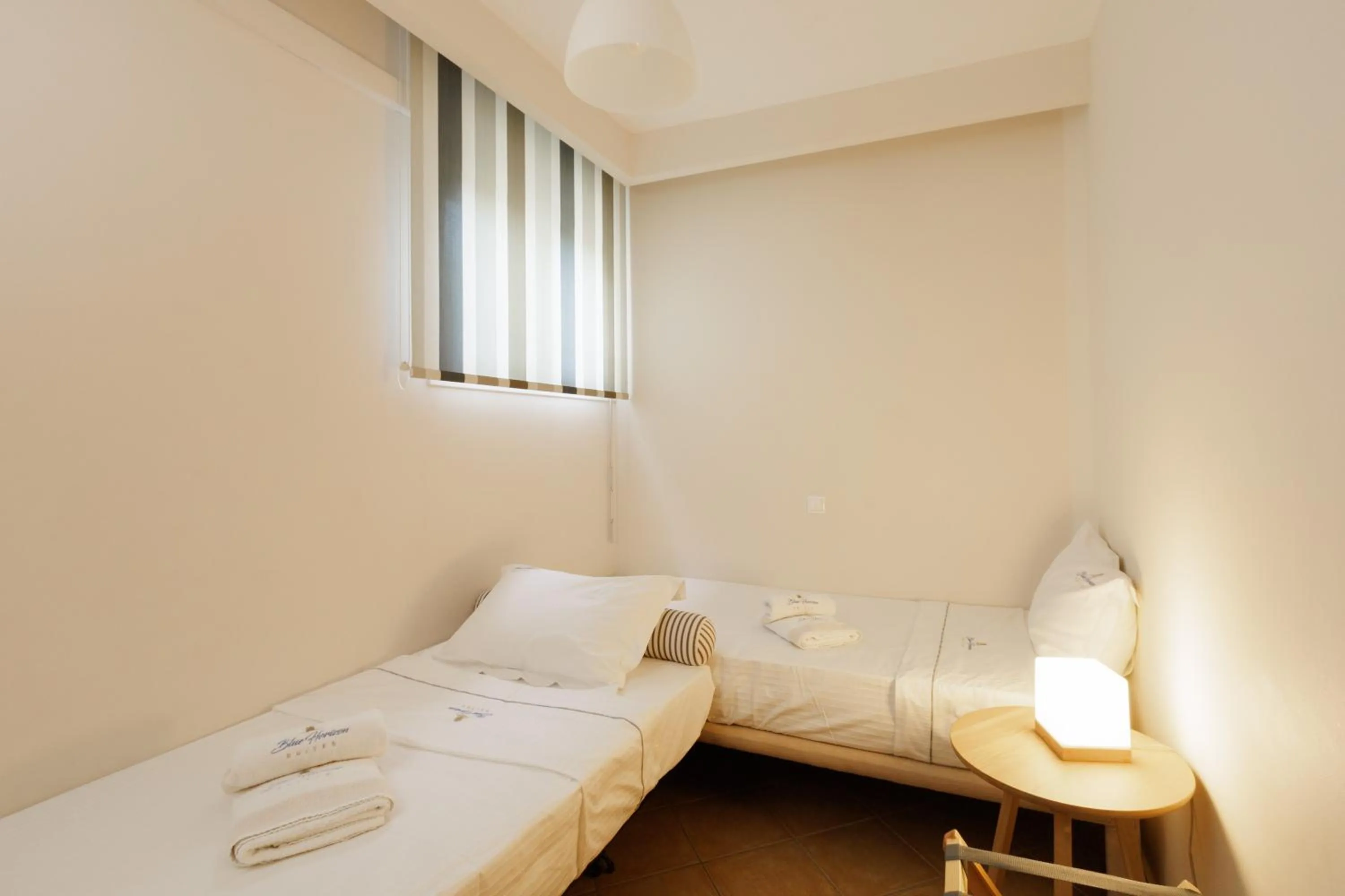 Bed in Blue Horizon Suites