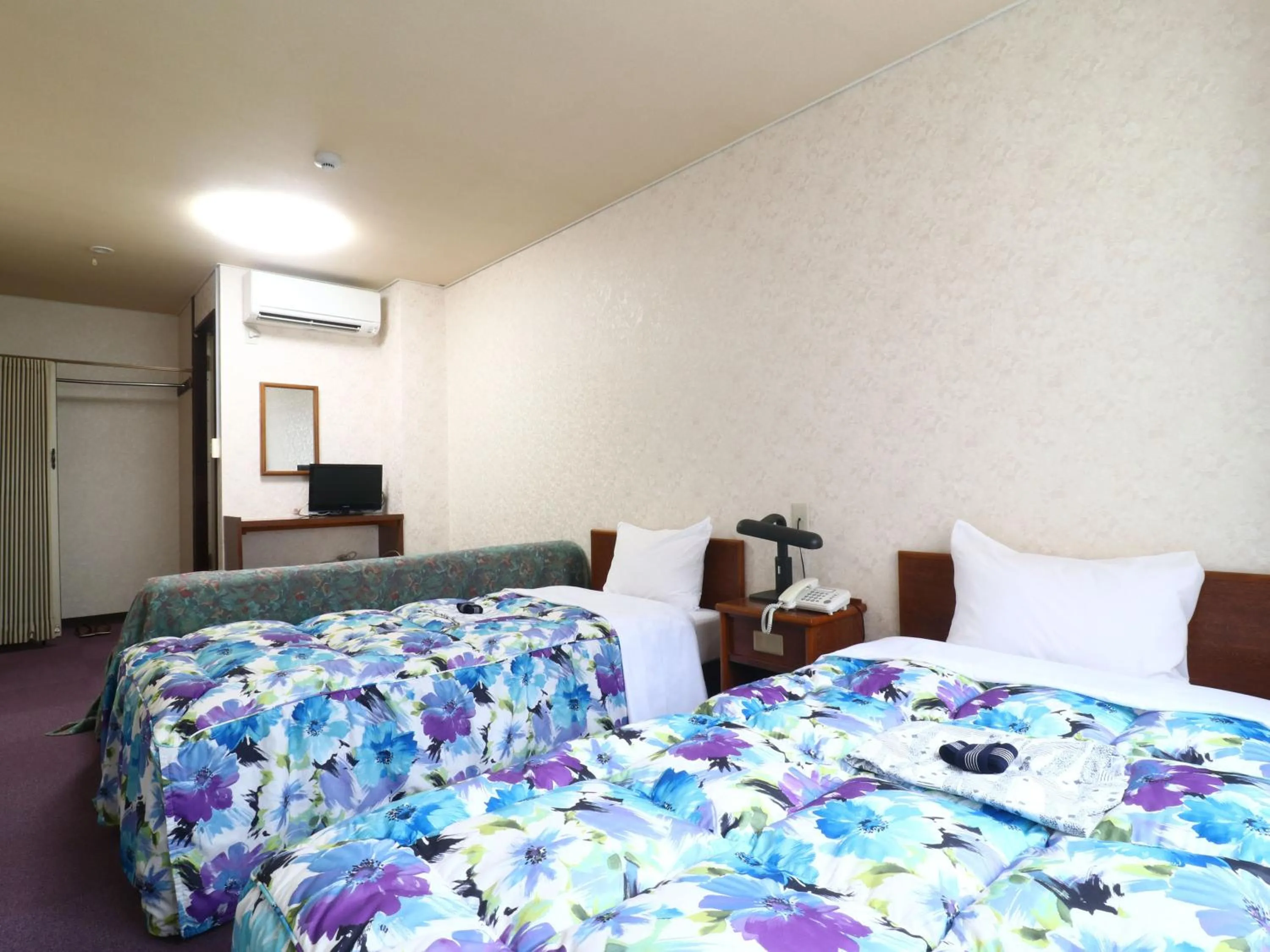 Photo of the whole room, Bed in Shinseto Station Hotel