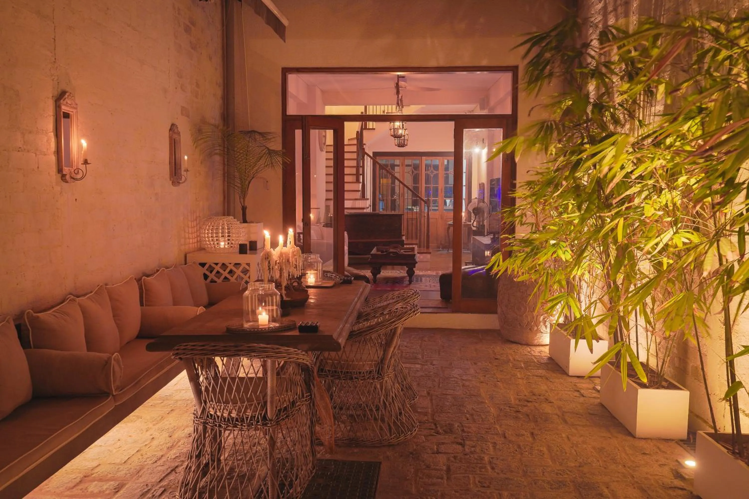 Inner courtyard view in Church Street Townhouse