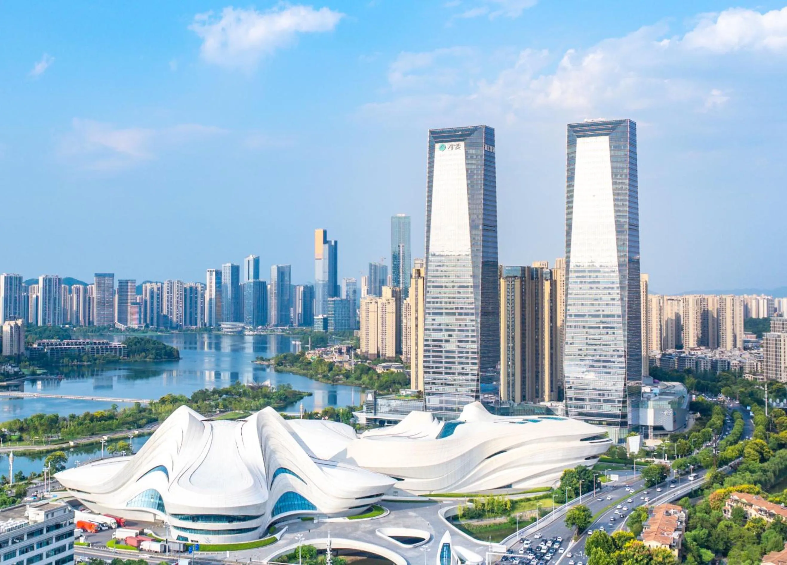 Property building in Meixi Lake Hotel, a Luxury Collection Hotel, Changsha