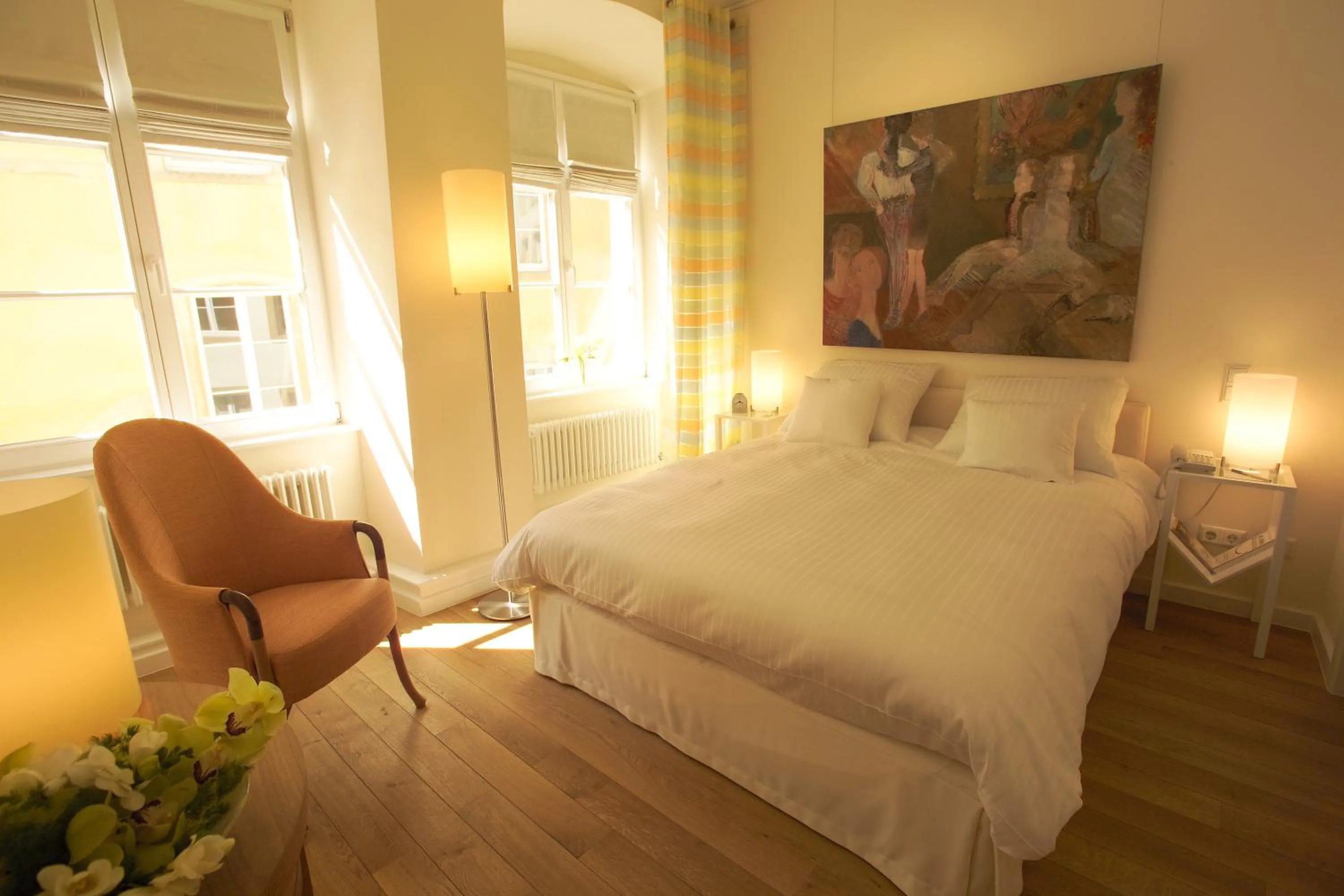 Bed in Hotel Parc Beaux Arts