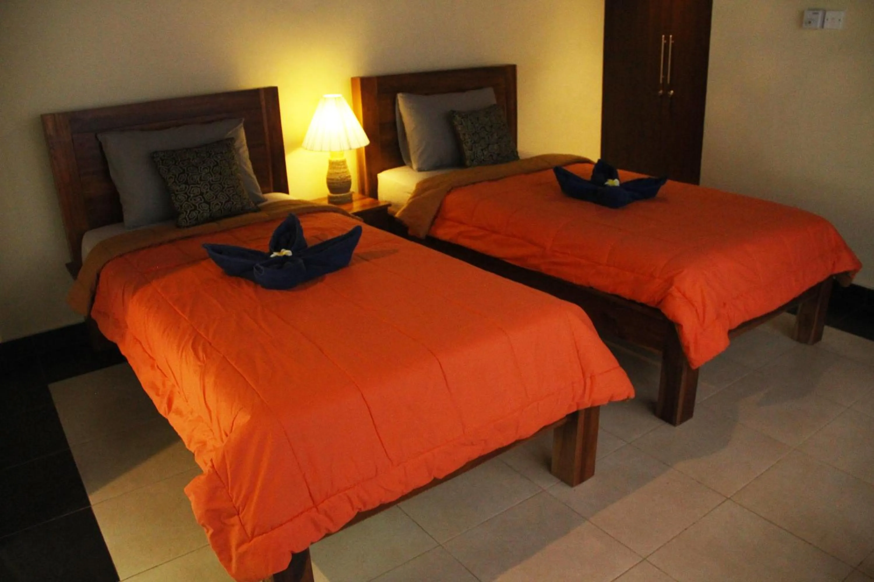 Bed in Ary House Ubud