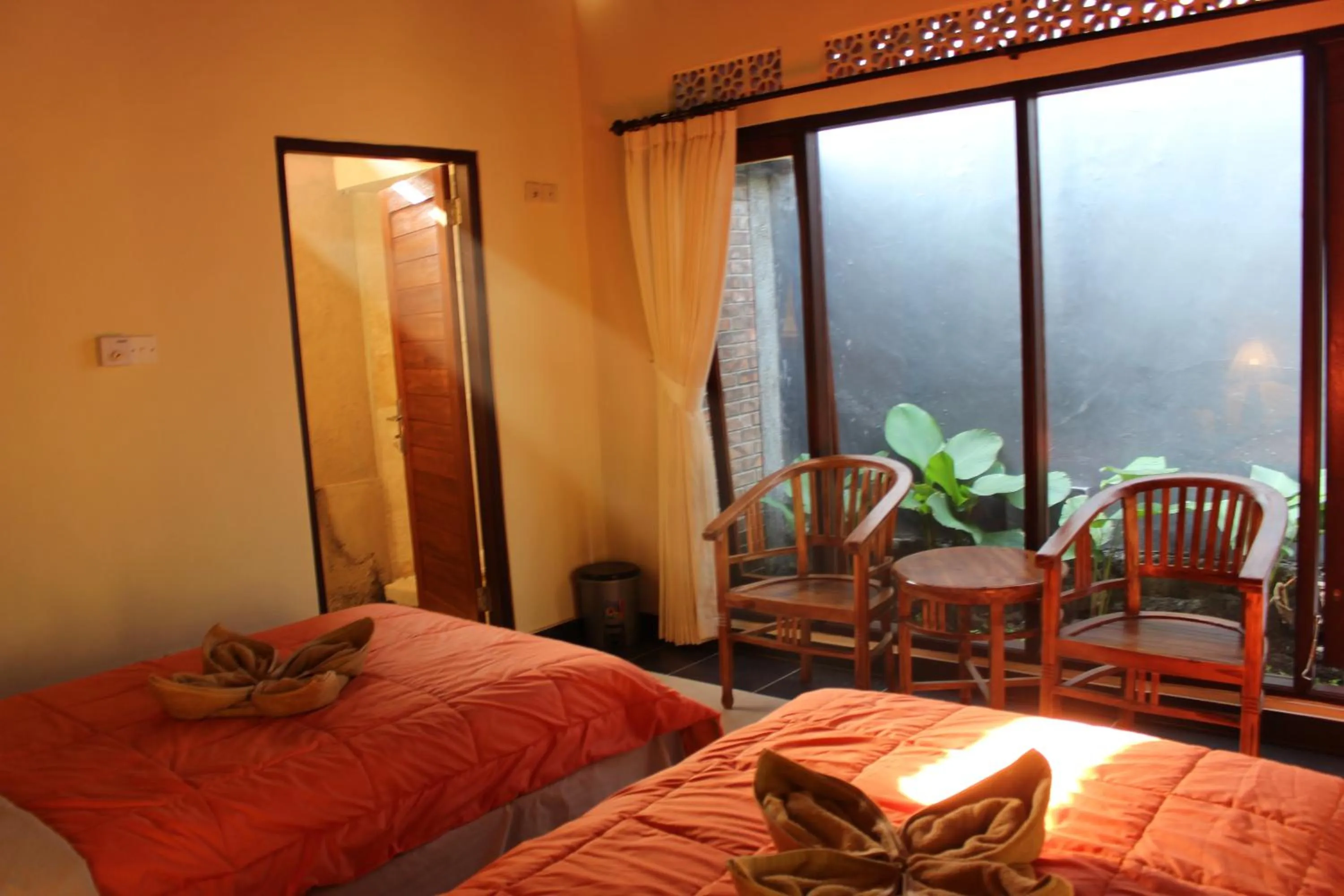 Bed in Ary House Ubud
