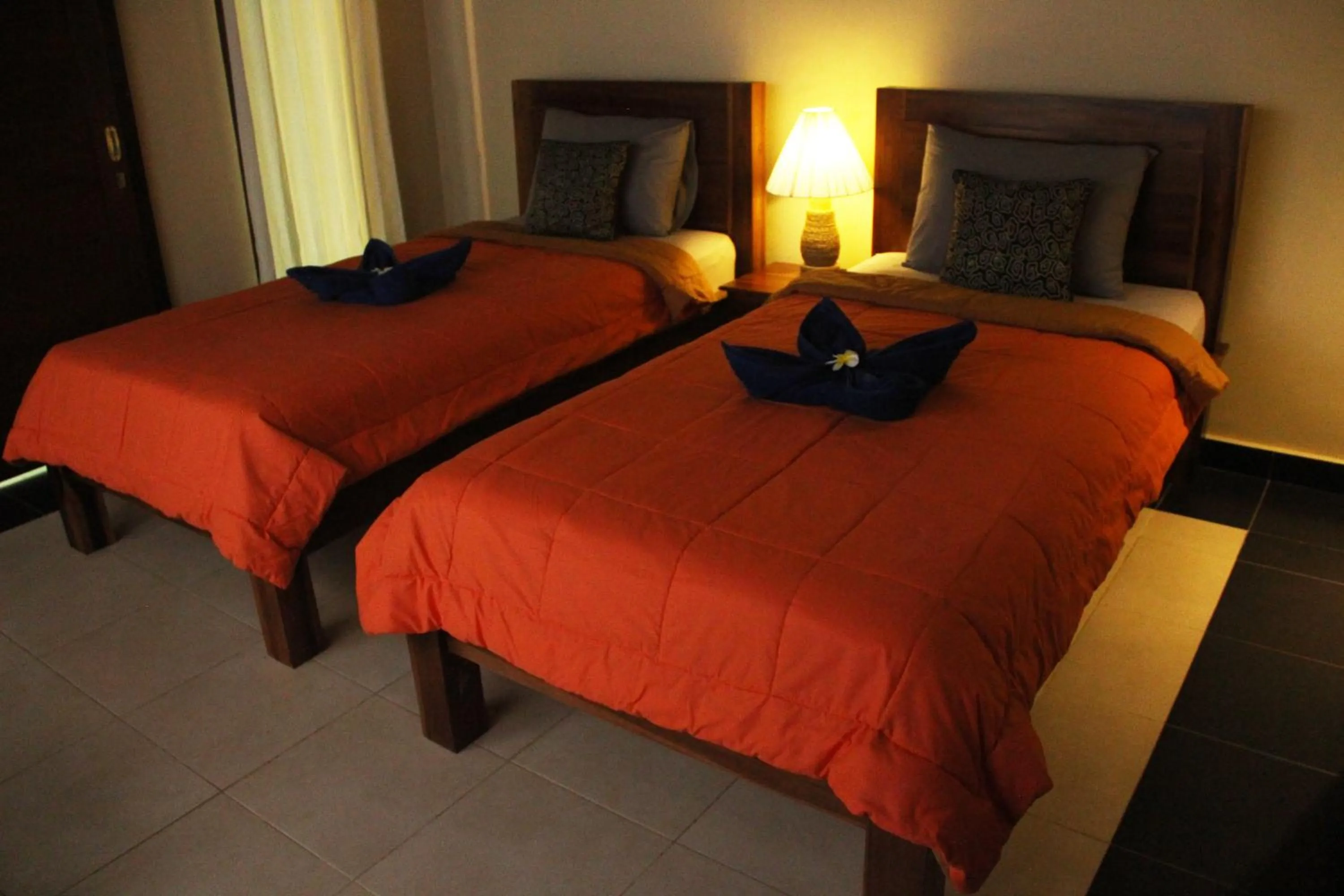 Bed in Ary House Ubud