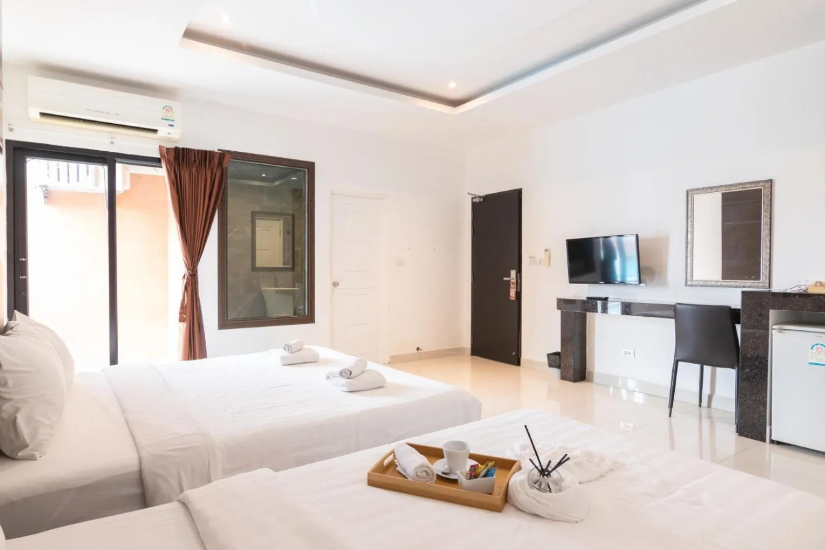 Bedroom, Bed in Tribe Pattaya