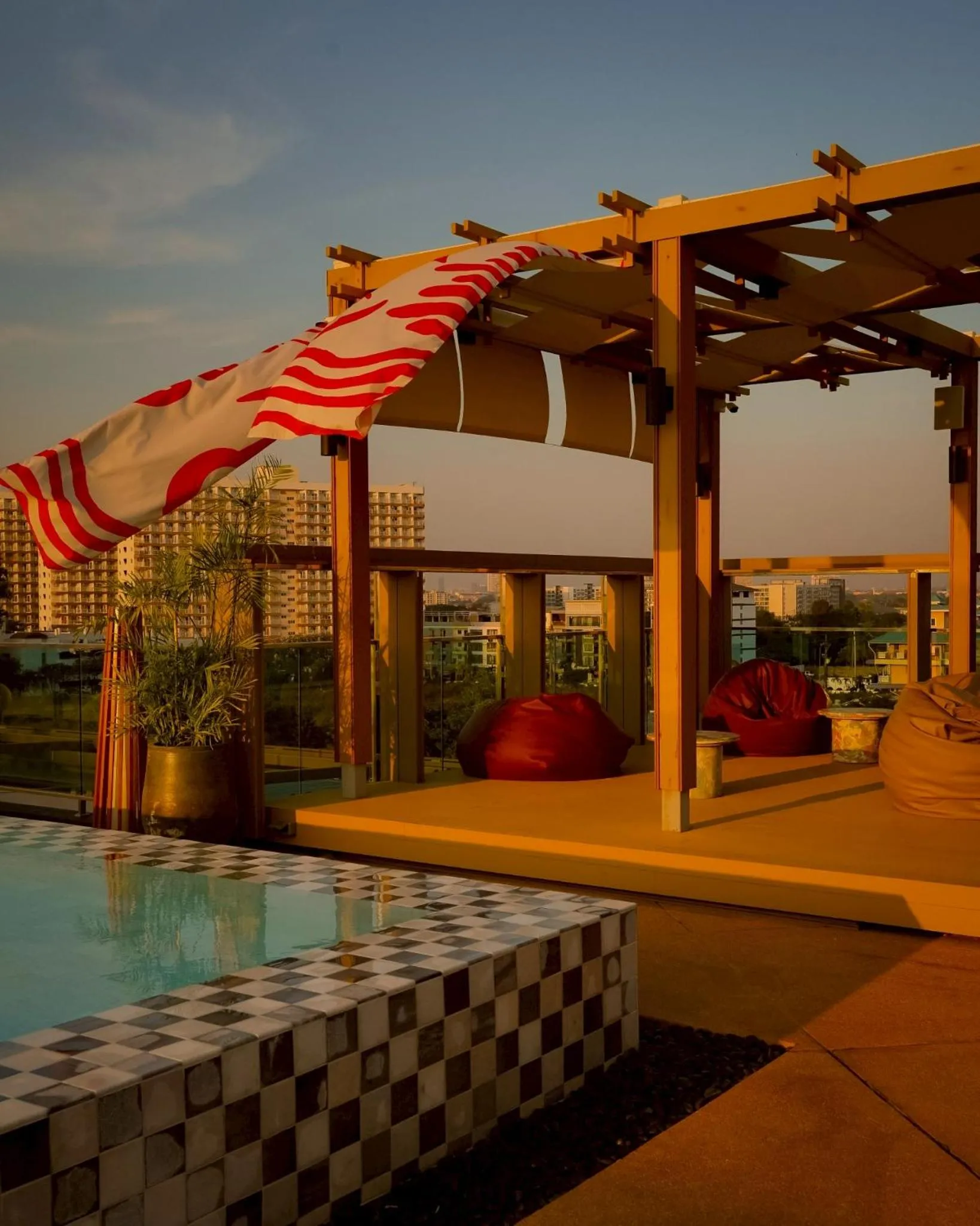 Swimming pool in Tribe Pattaya