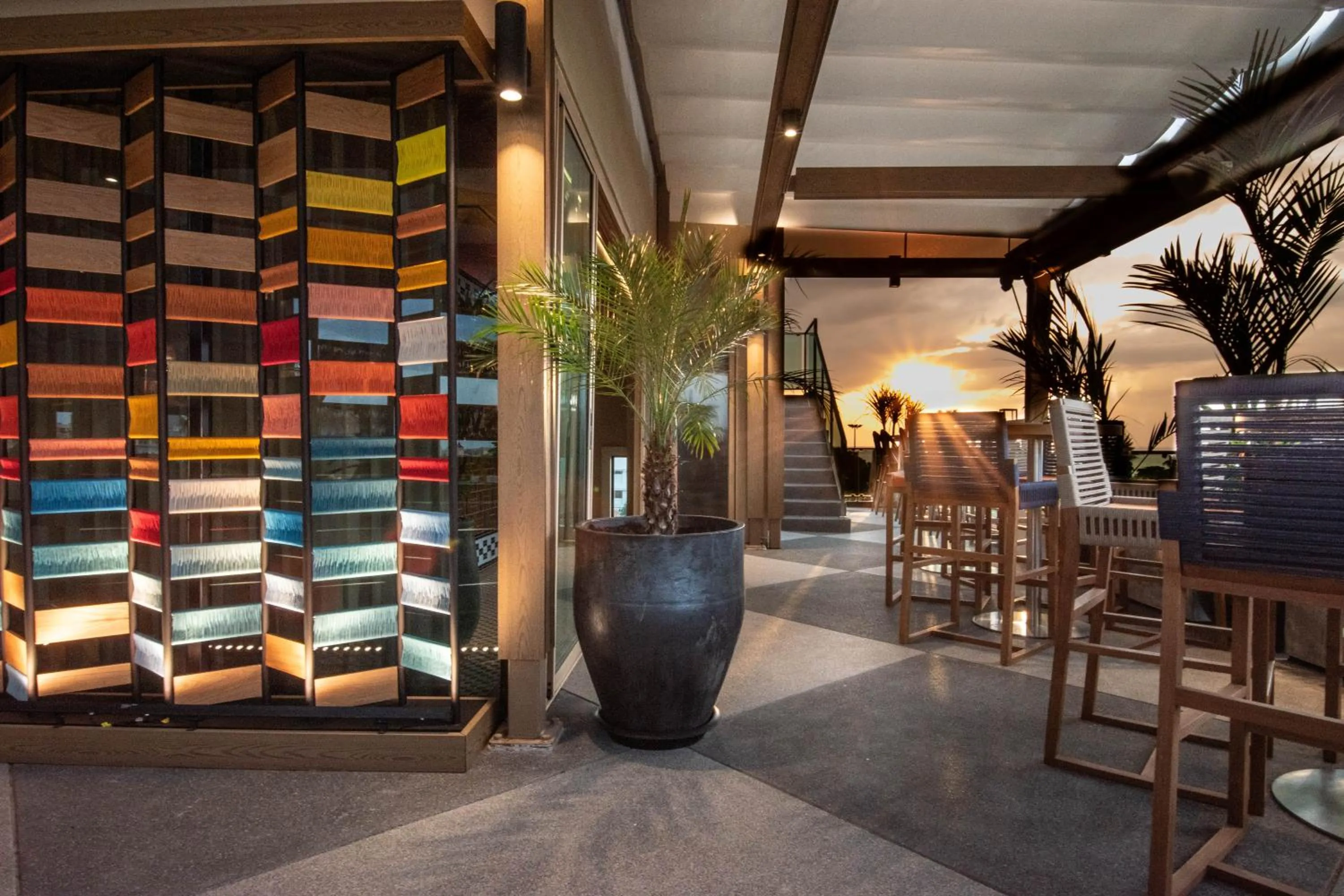 Seating area in Tribe Pattaya