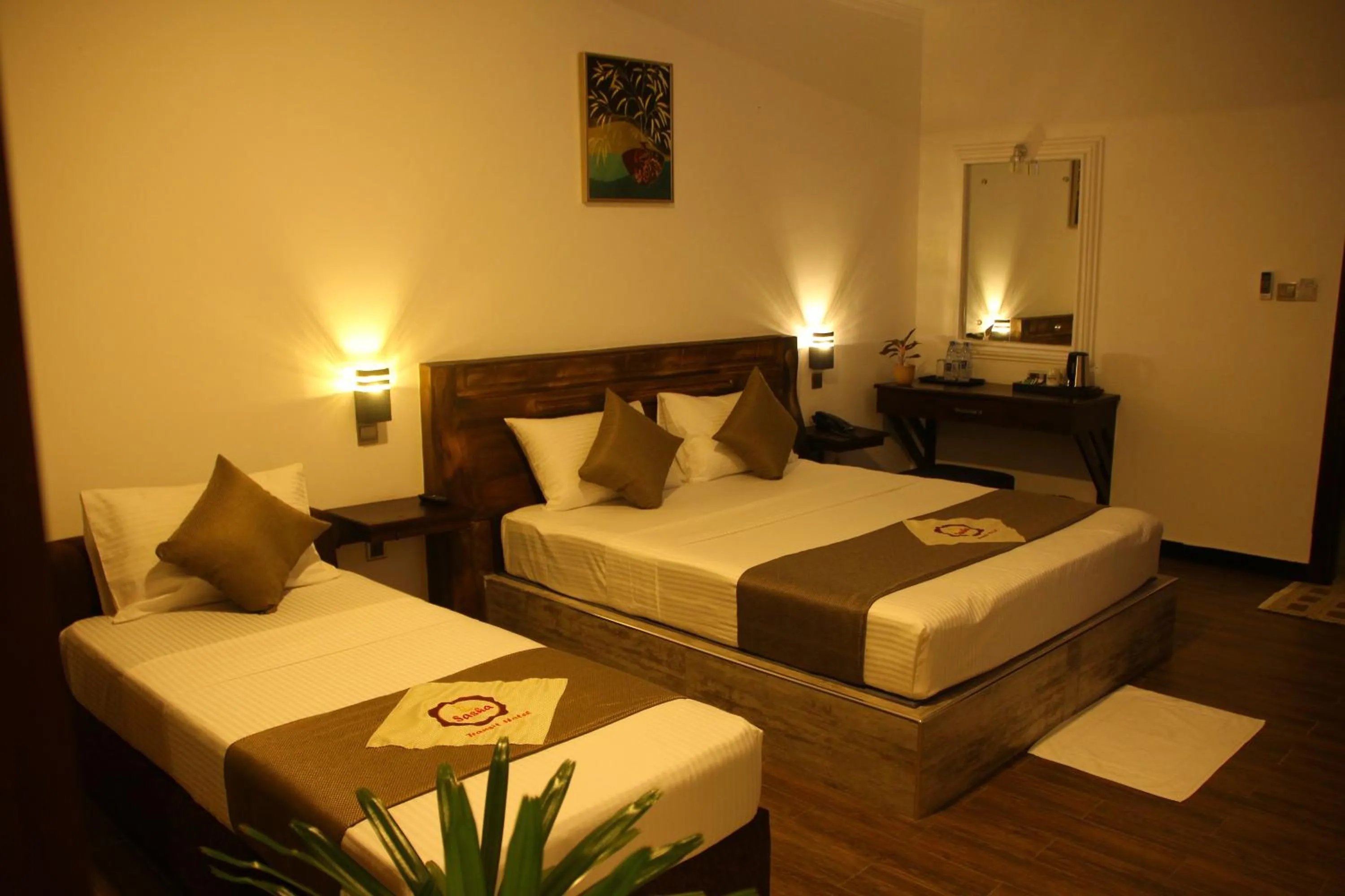 Photo of the whole room, Bed in Sasha Transit Hotel