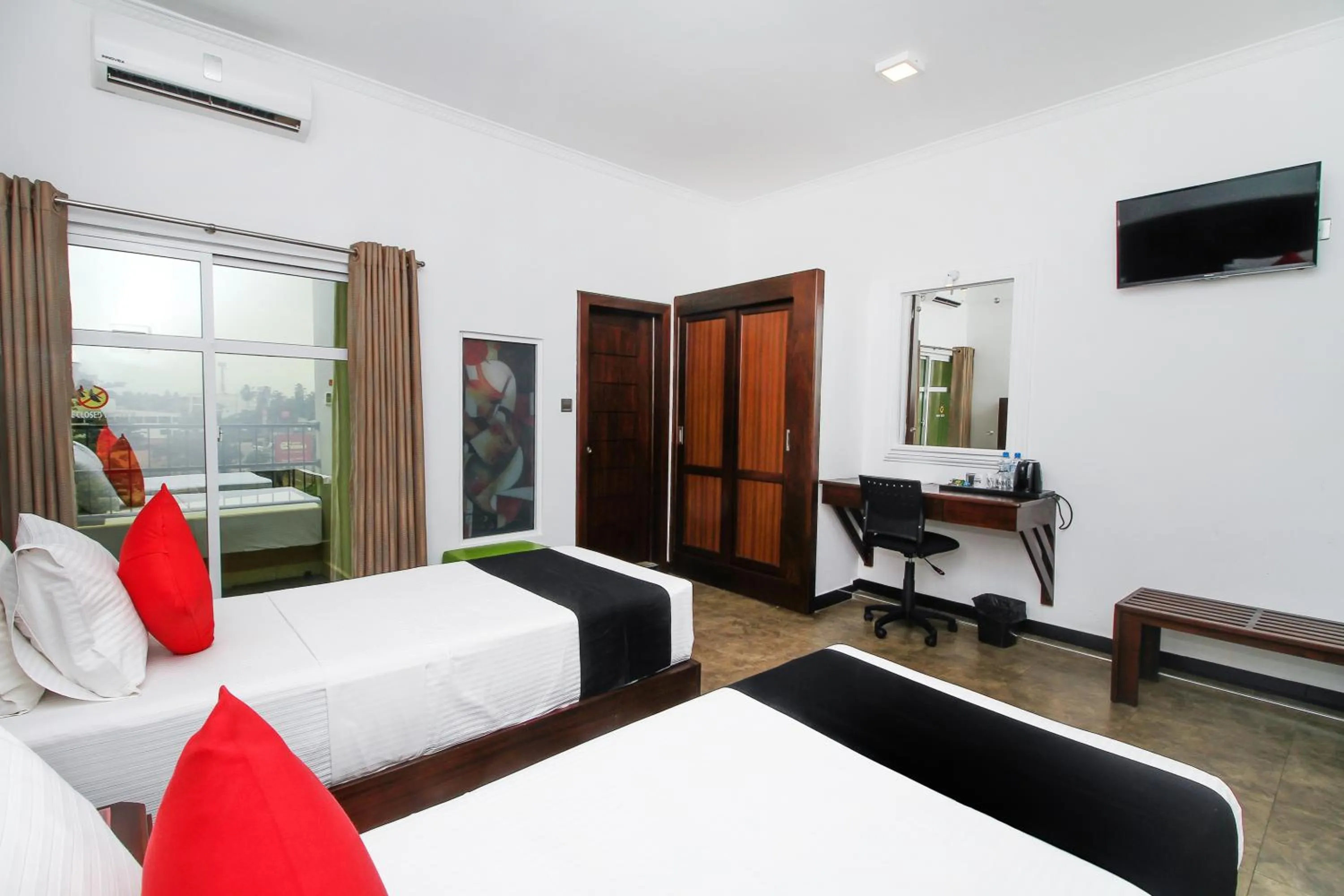 Bed in Sasha Transit Hotel