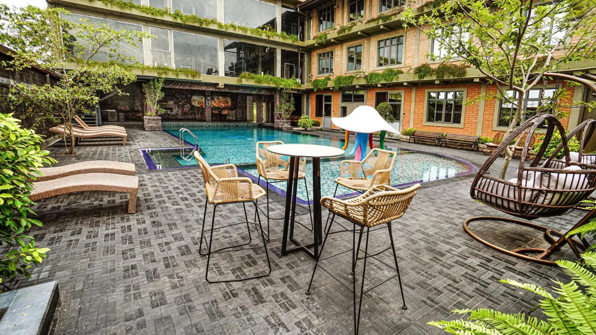 Garden in Sasha Transit Hotel