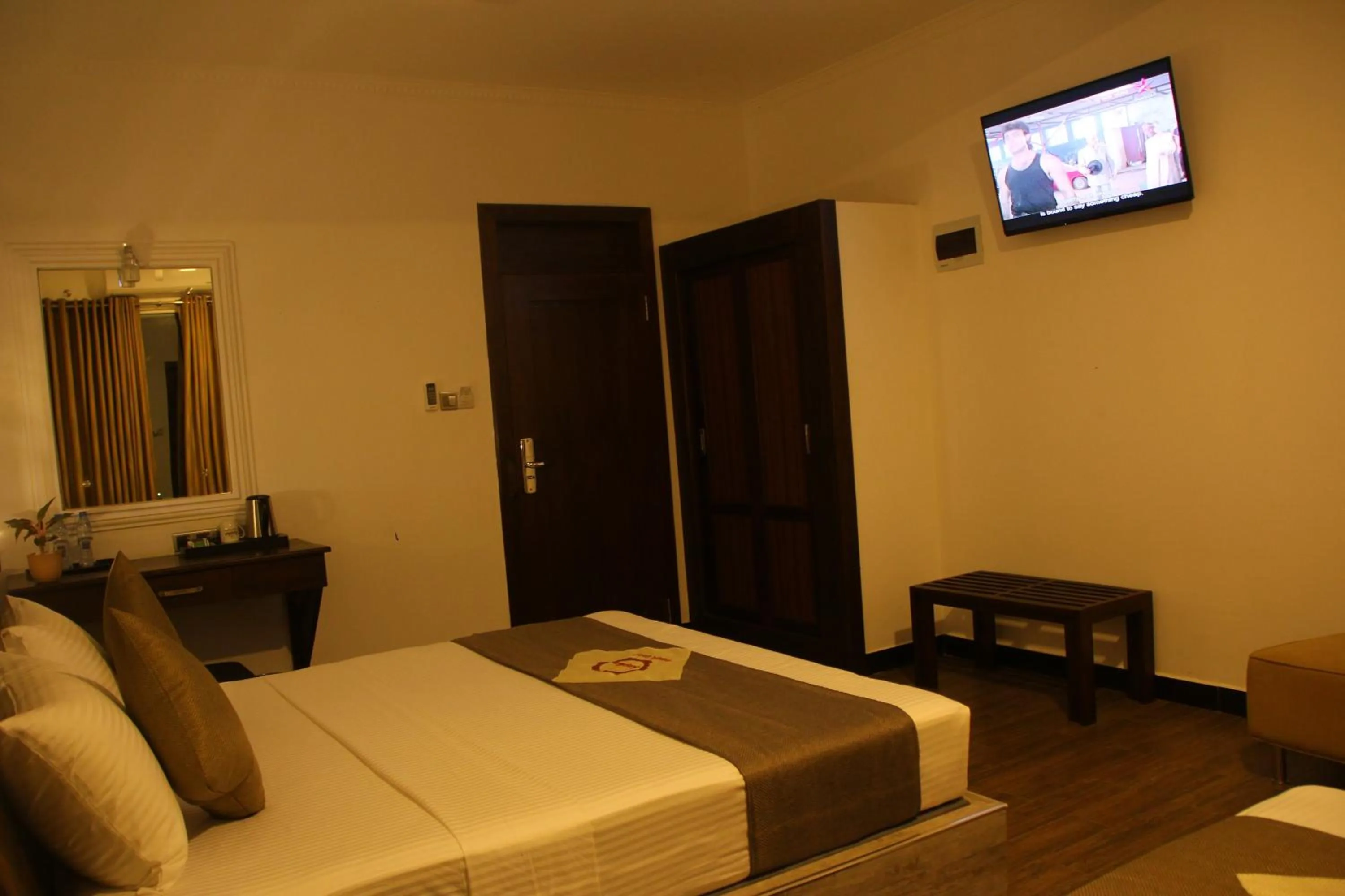 Bed in Sasha Transit Hotel