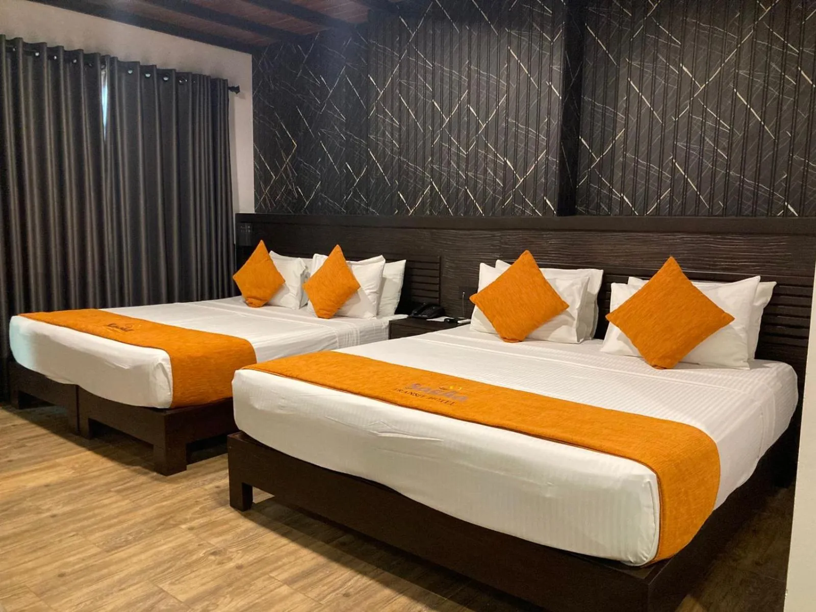 Bed in Sasha Transit Hotel