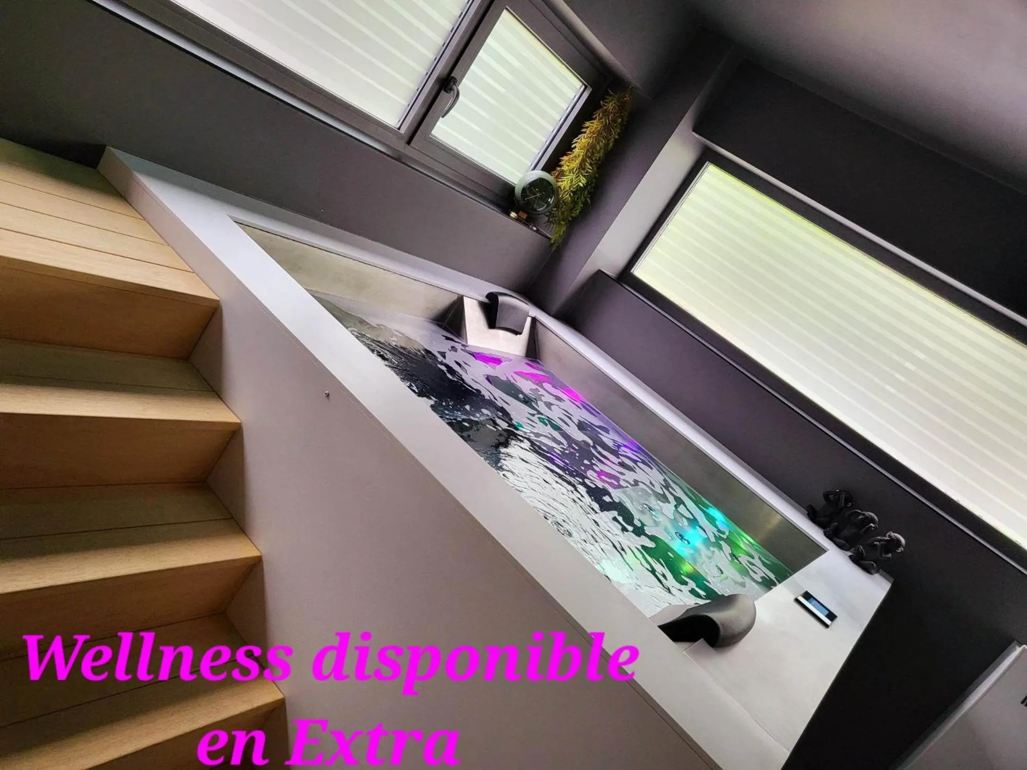 Steam room in Table et chambre particulière