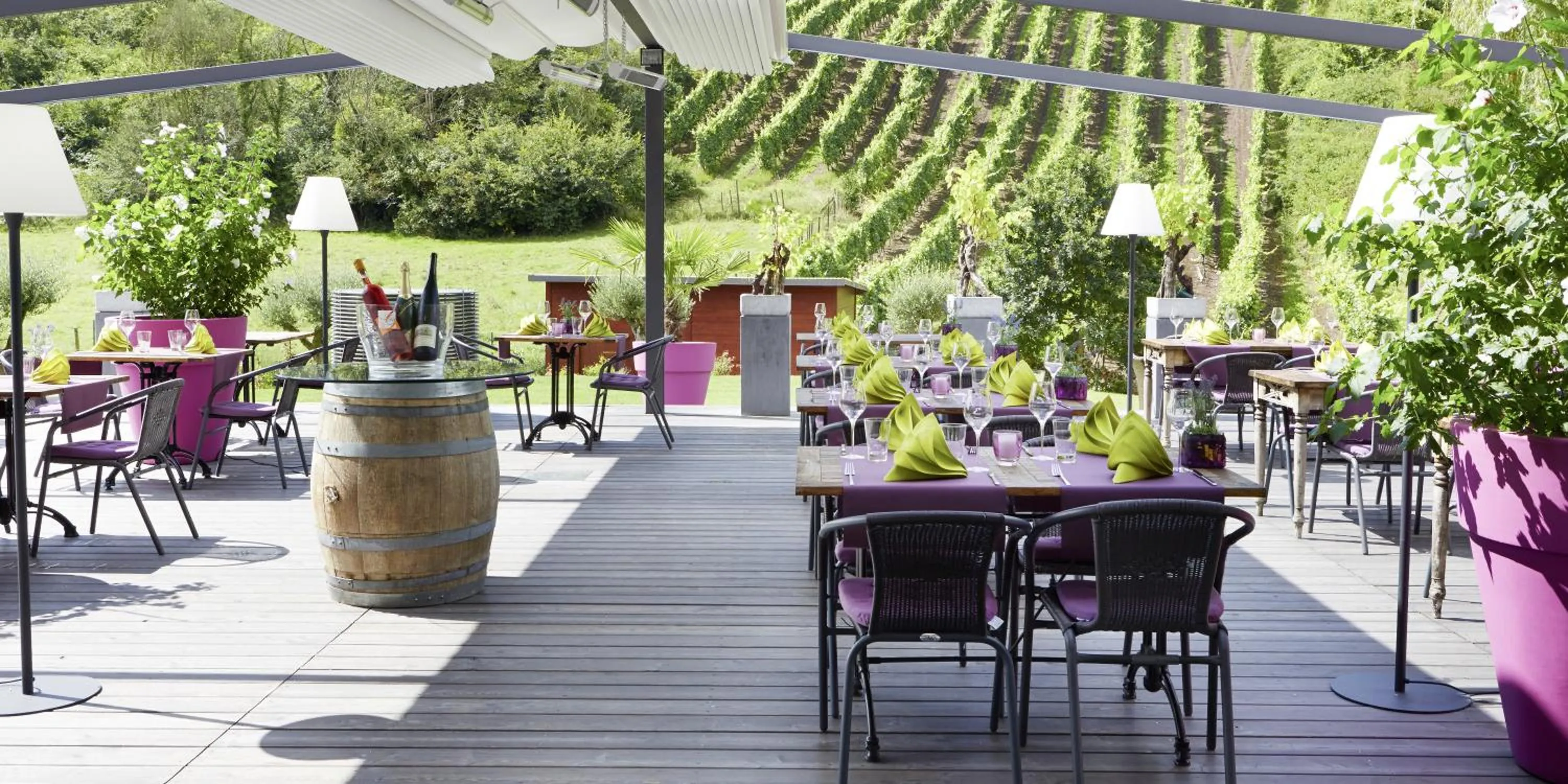 Balcony/Terrace in Hotel de l'Ecluse Superior