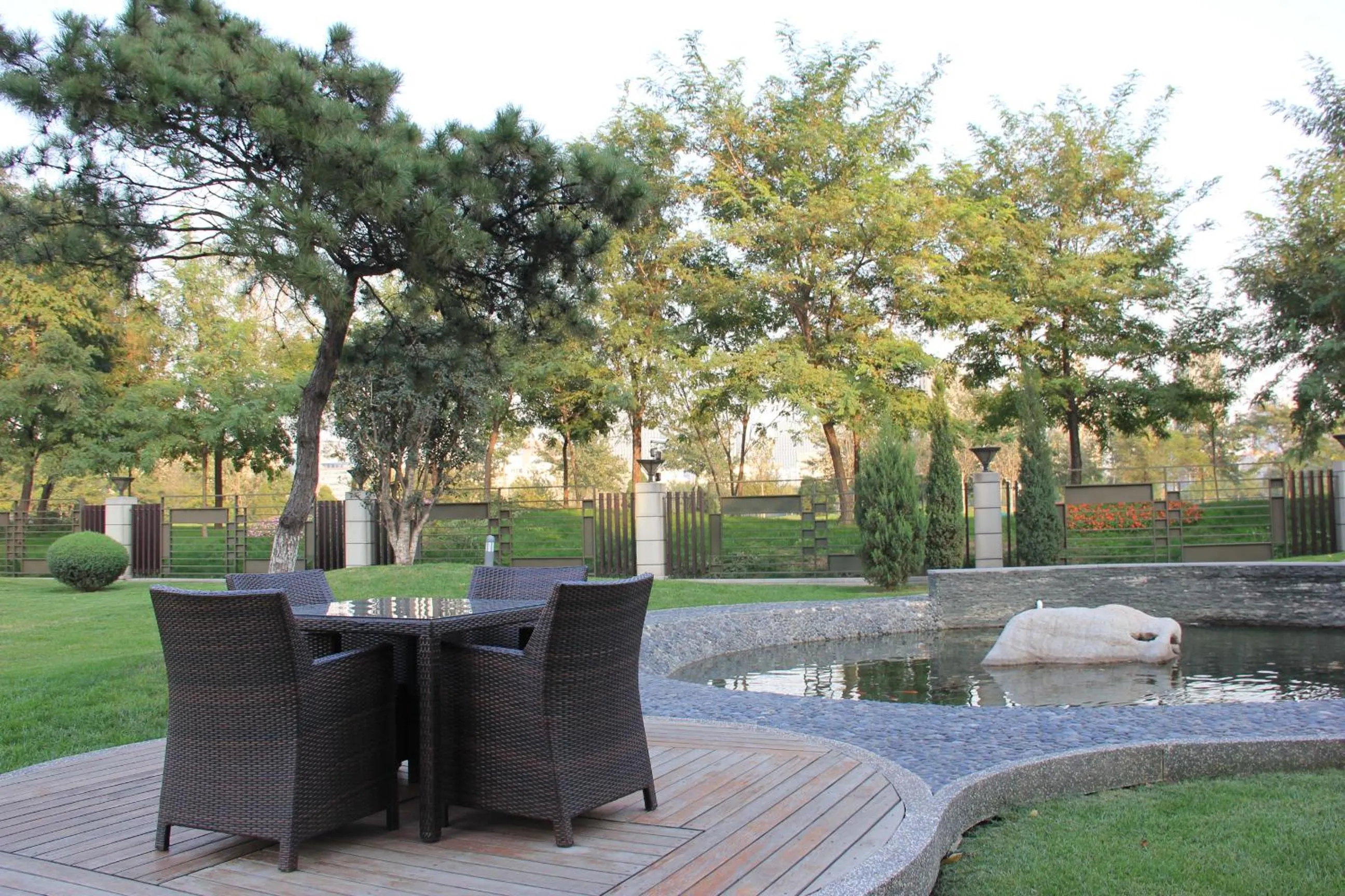 Lake view in Green Park Hotel Tianjin