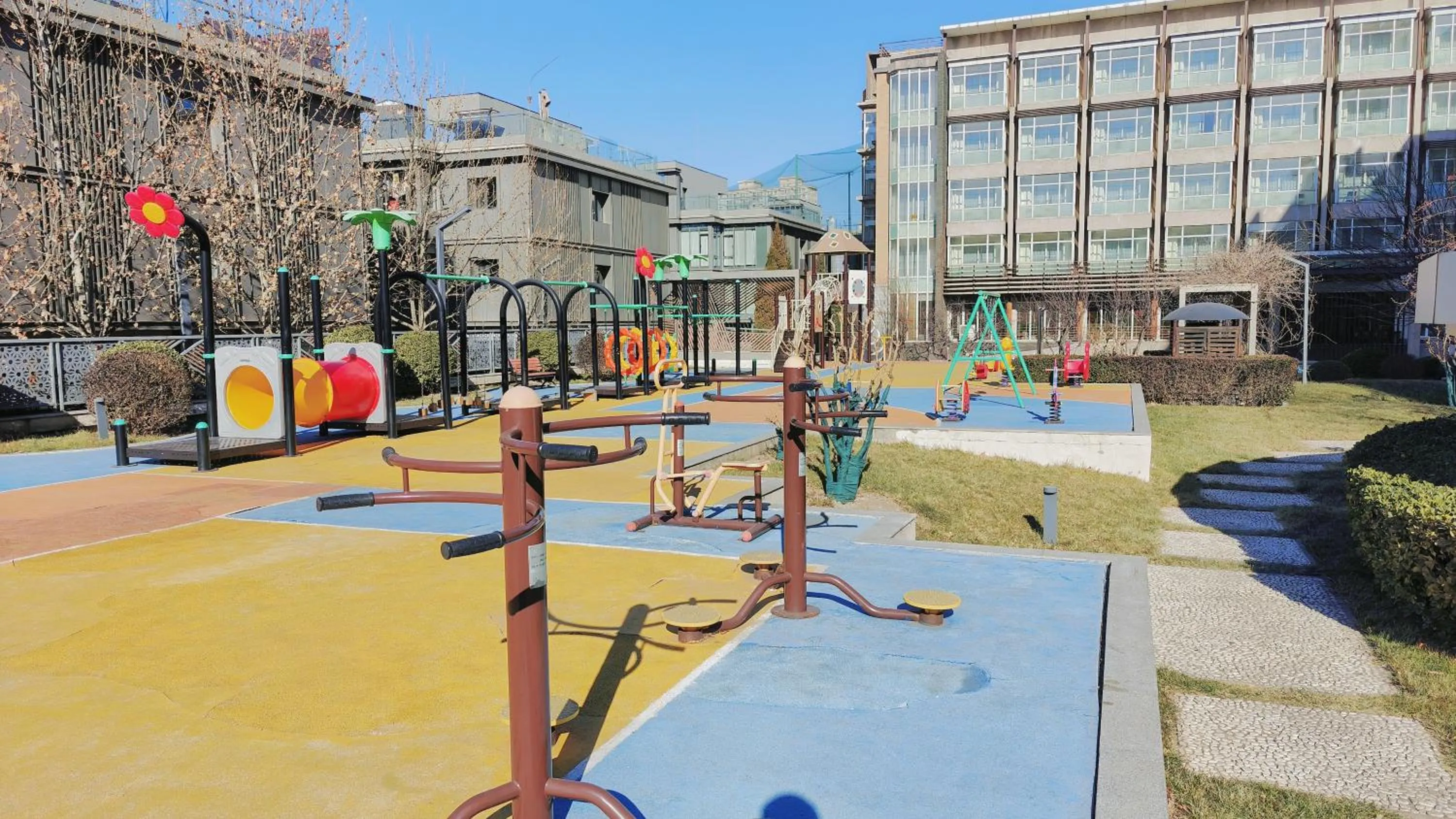 Children play ground in Green Park Hotel Tianjin