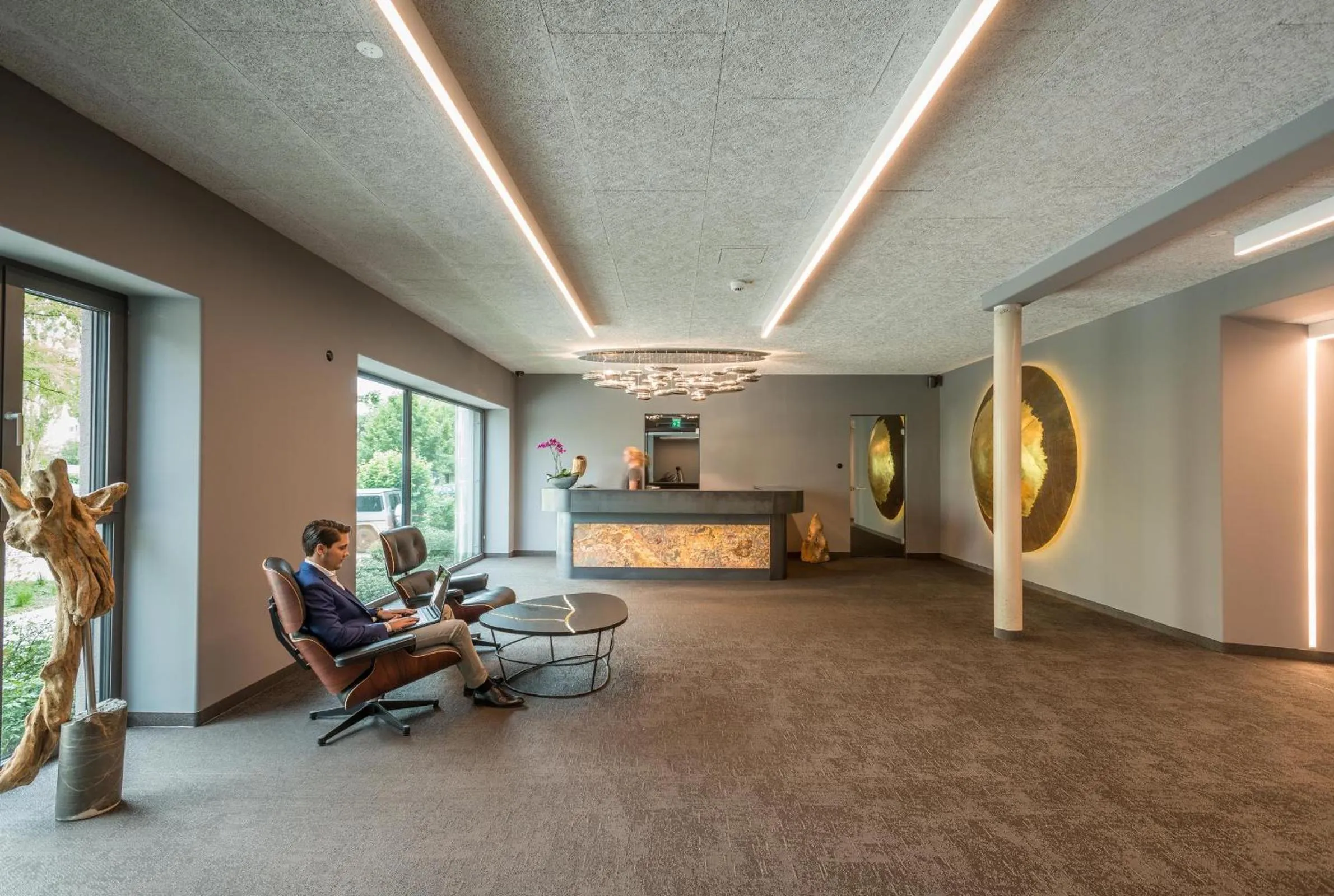 Lobby or reception in Golden Ball, Exclusive Serviced Apartments Munich