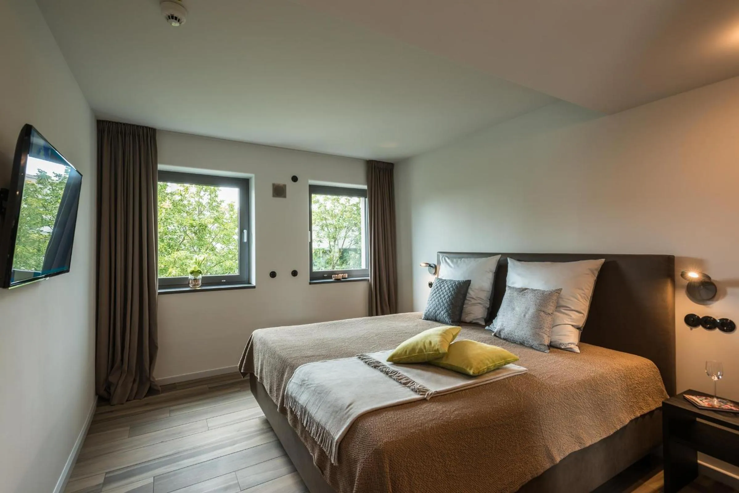Bedroom in Golden Ball, Exclusive Serviced Apartments Munich