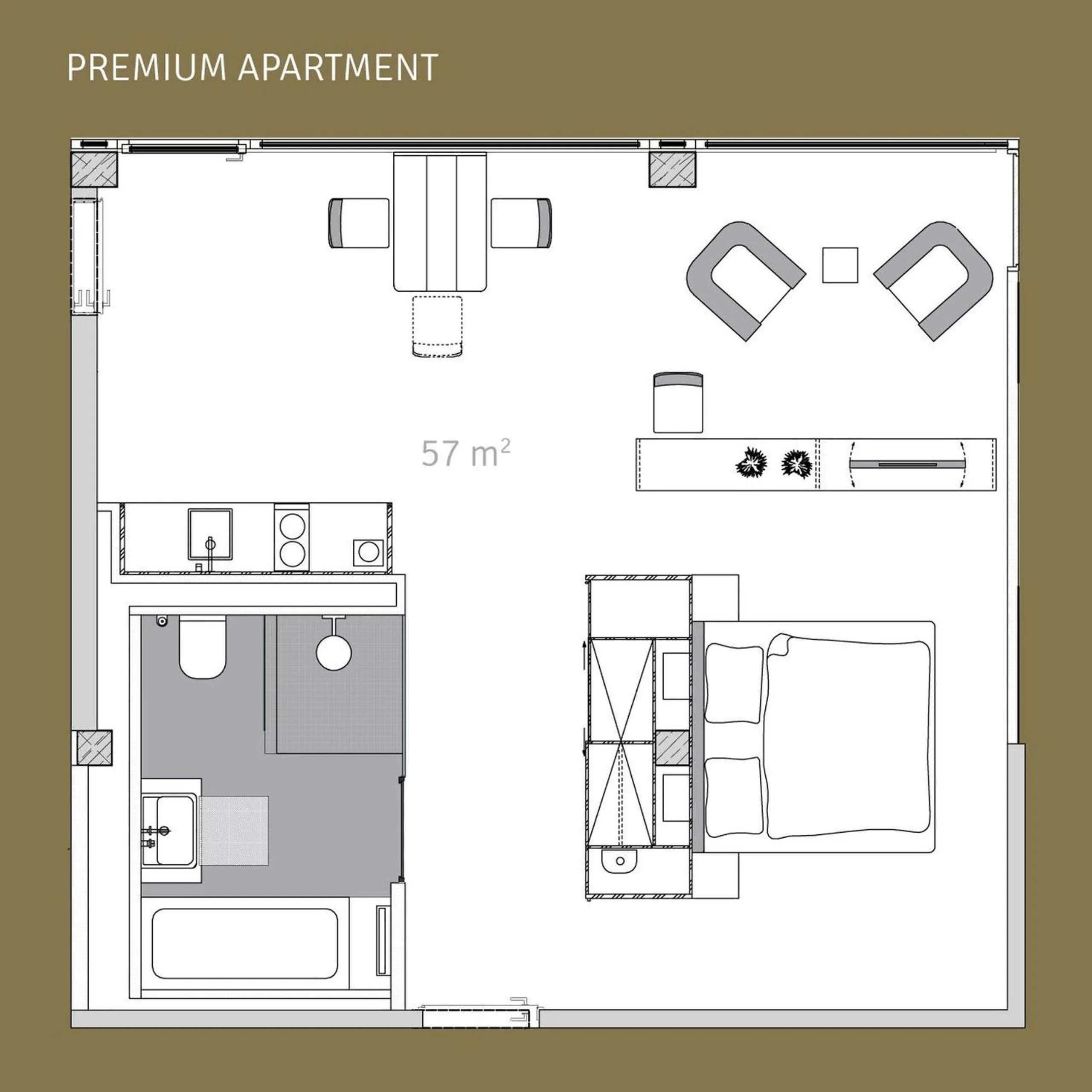 Photo of the whole room in Golden Ball, Exclusive Serviced Apartments Munich