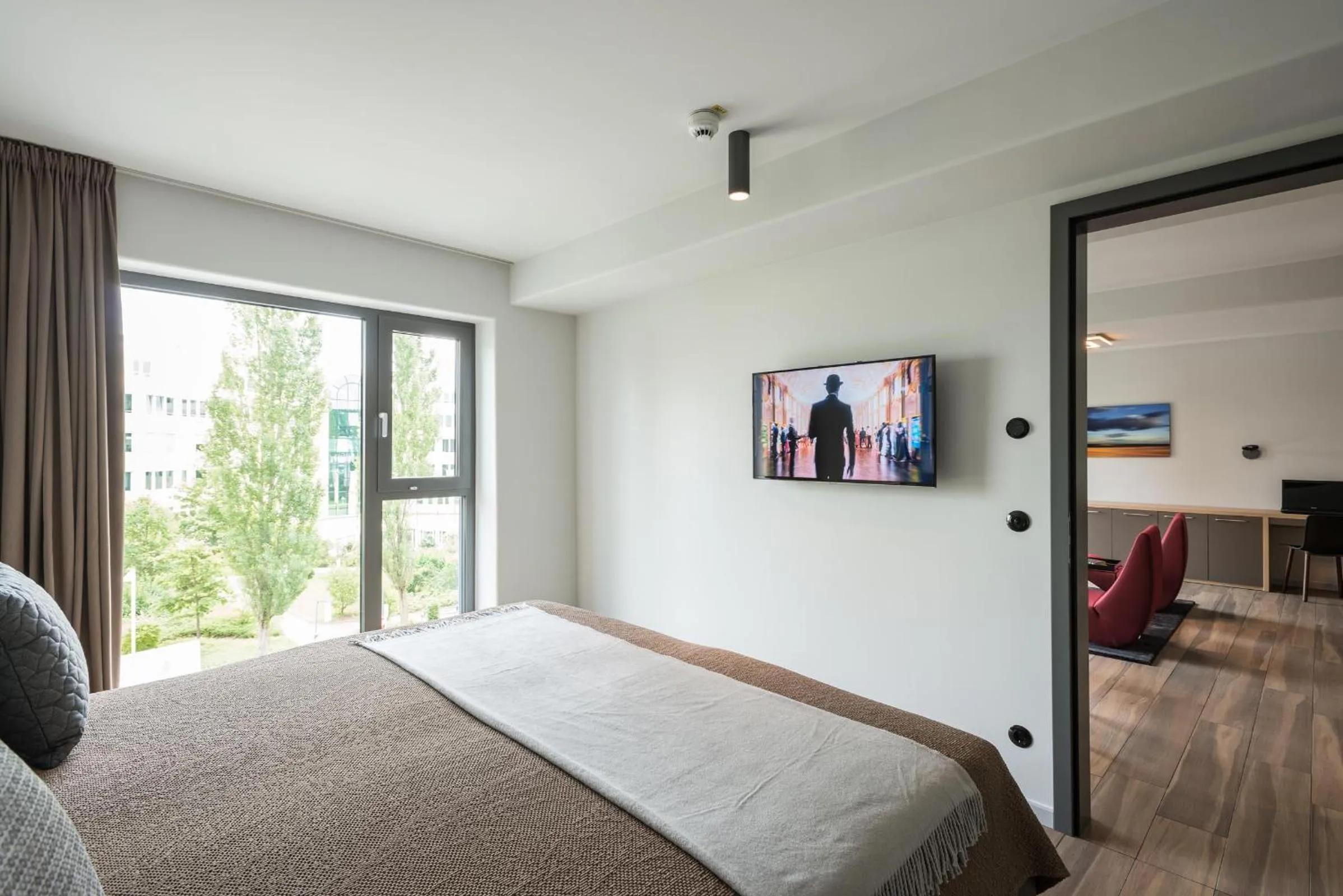 Bedroom in Golden Ball, Exclusive Serviced Apartments Munich