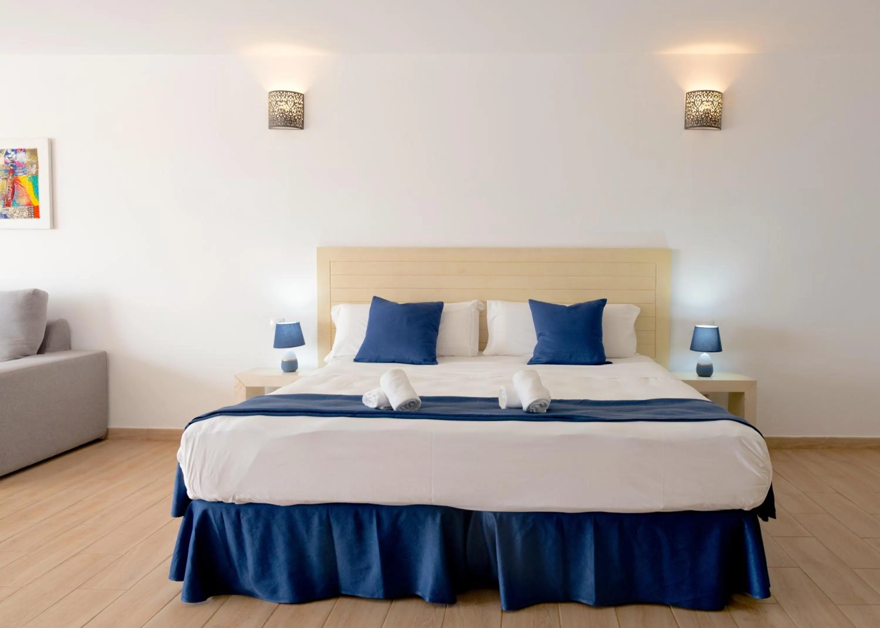 Bed in Hotel LIVVO Budha Beach