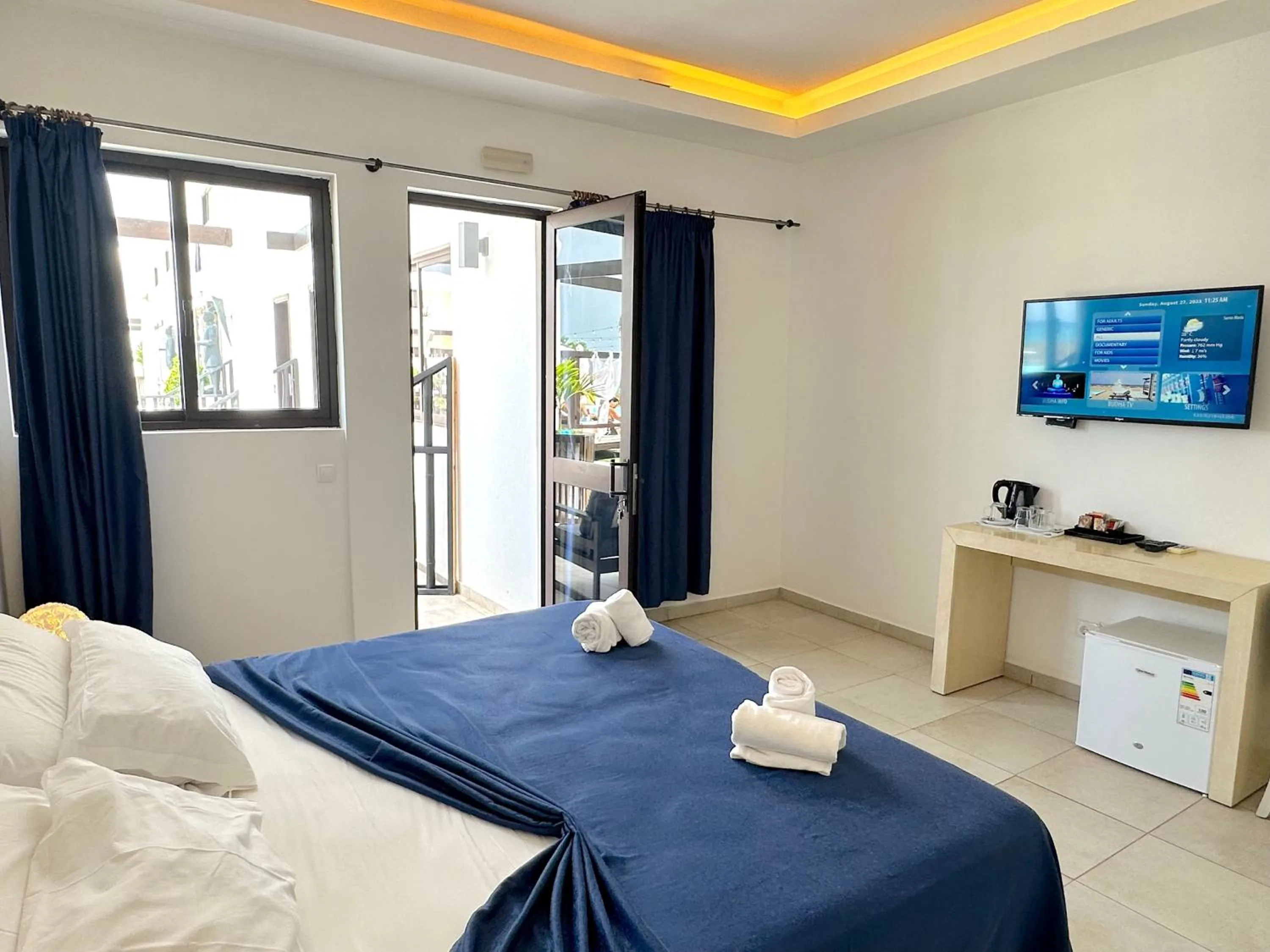 Bed in Hotel LIVVO Budha Beach