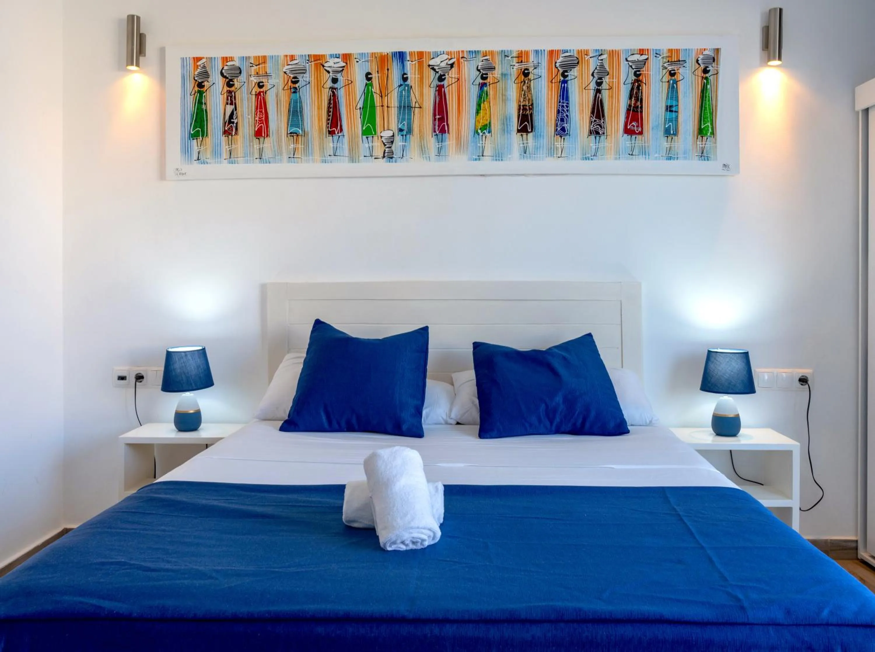 Bed in Hotel LIVVO Budha Beach