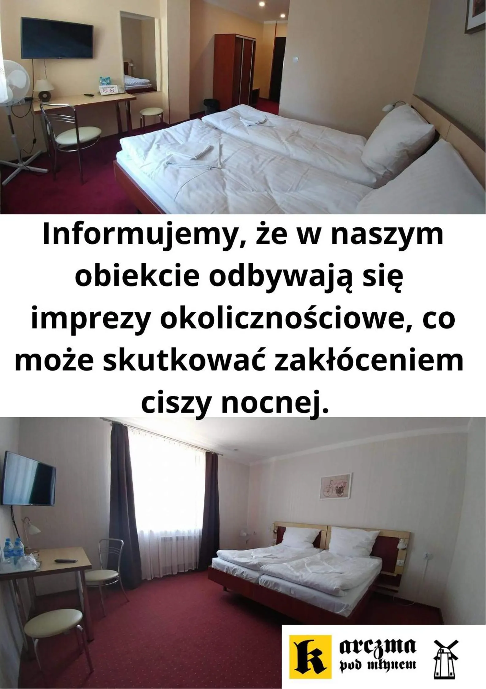 Bed in Karczma pod Młynem