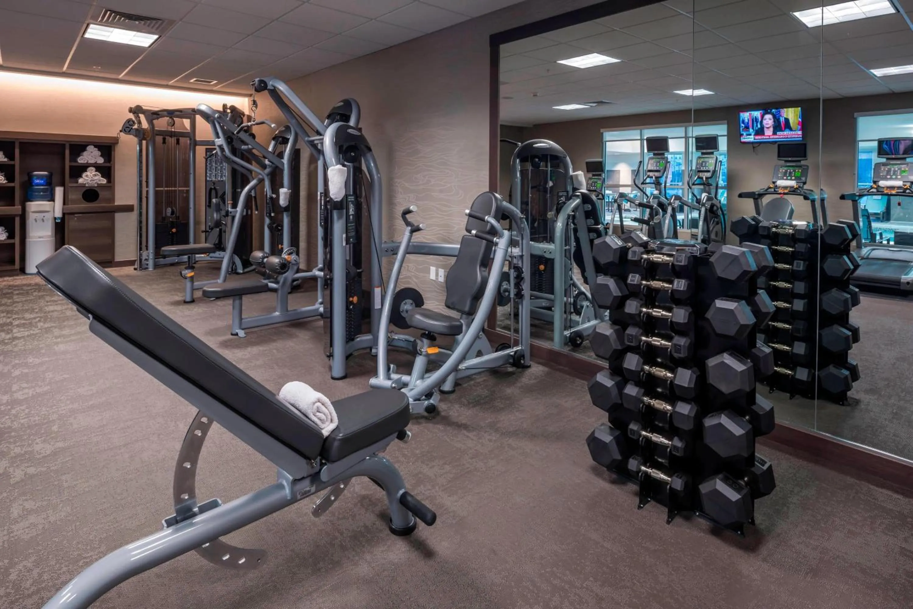 Fitness centre/facilities in Residence Inn by Marriott Fishkill