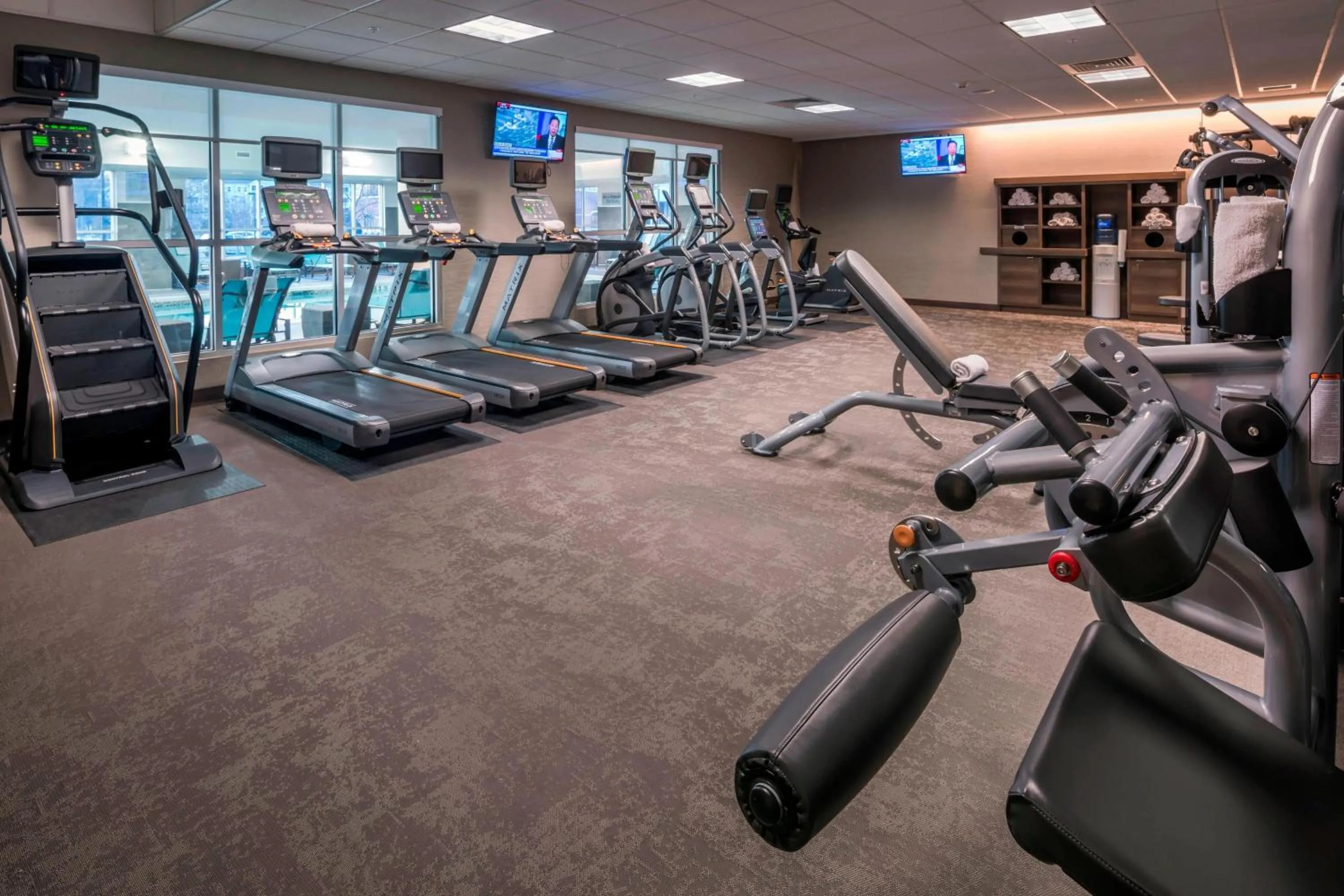 Fitness centre/facilities in SpringHill Suites by Marriott Fishkill