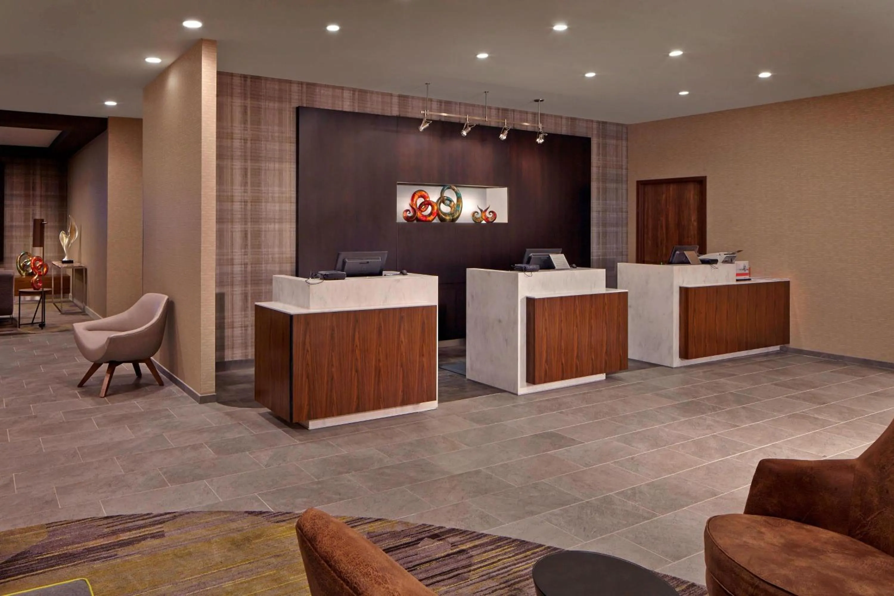 Lobby or reception in Courtyard by Marriott Philadelphia City Avenue