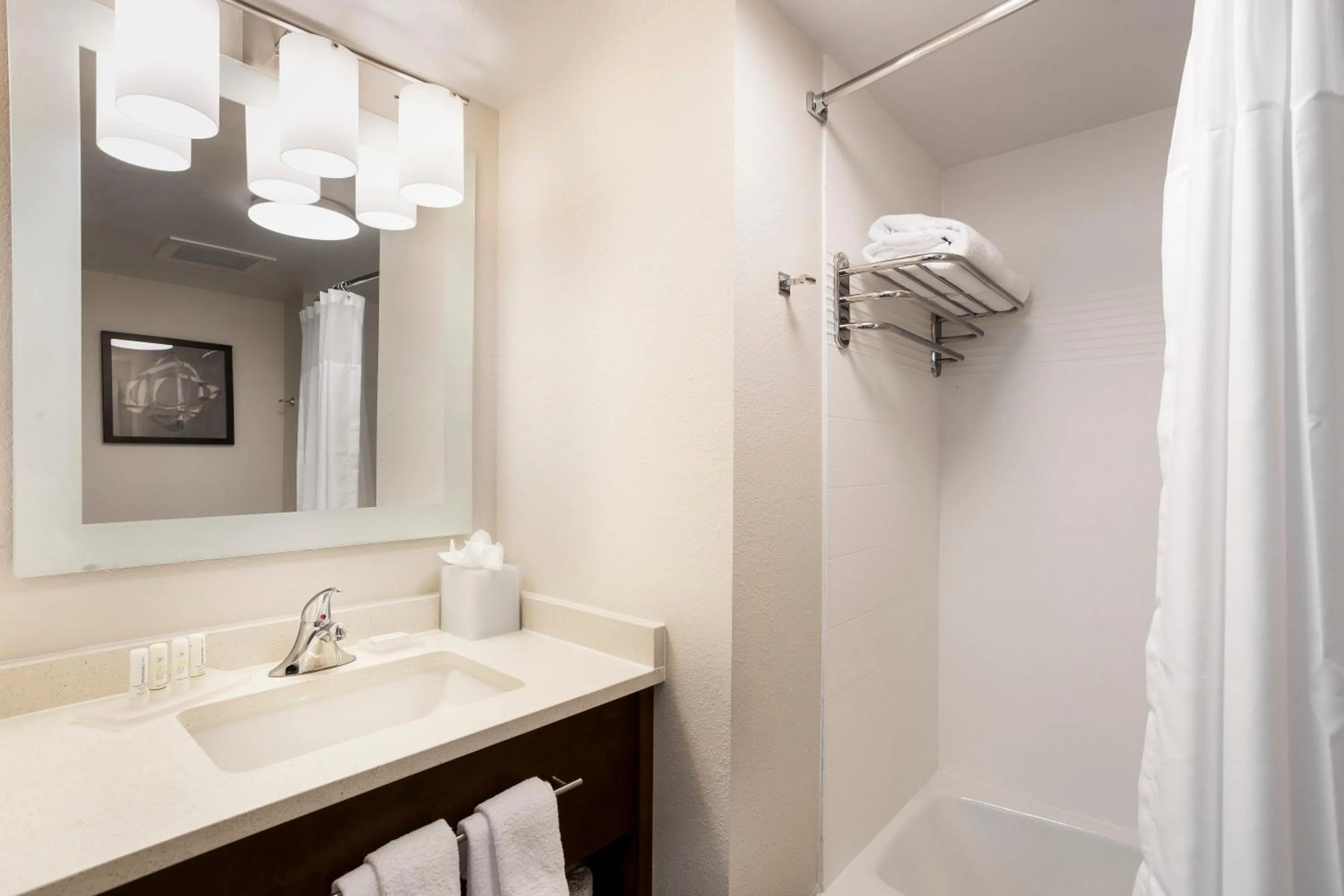 Bathroom in TownePlace Suites by Marriott San Mateo Foster City