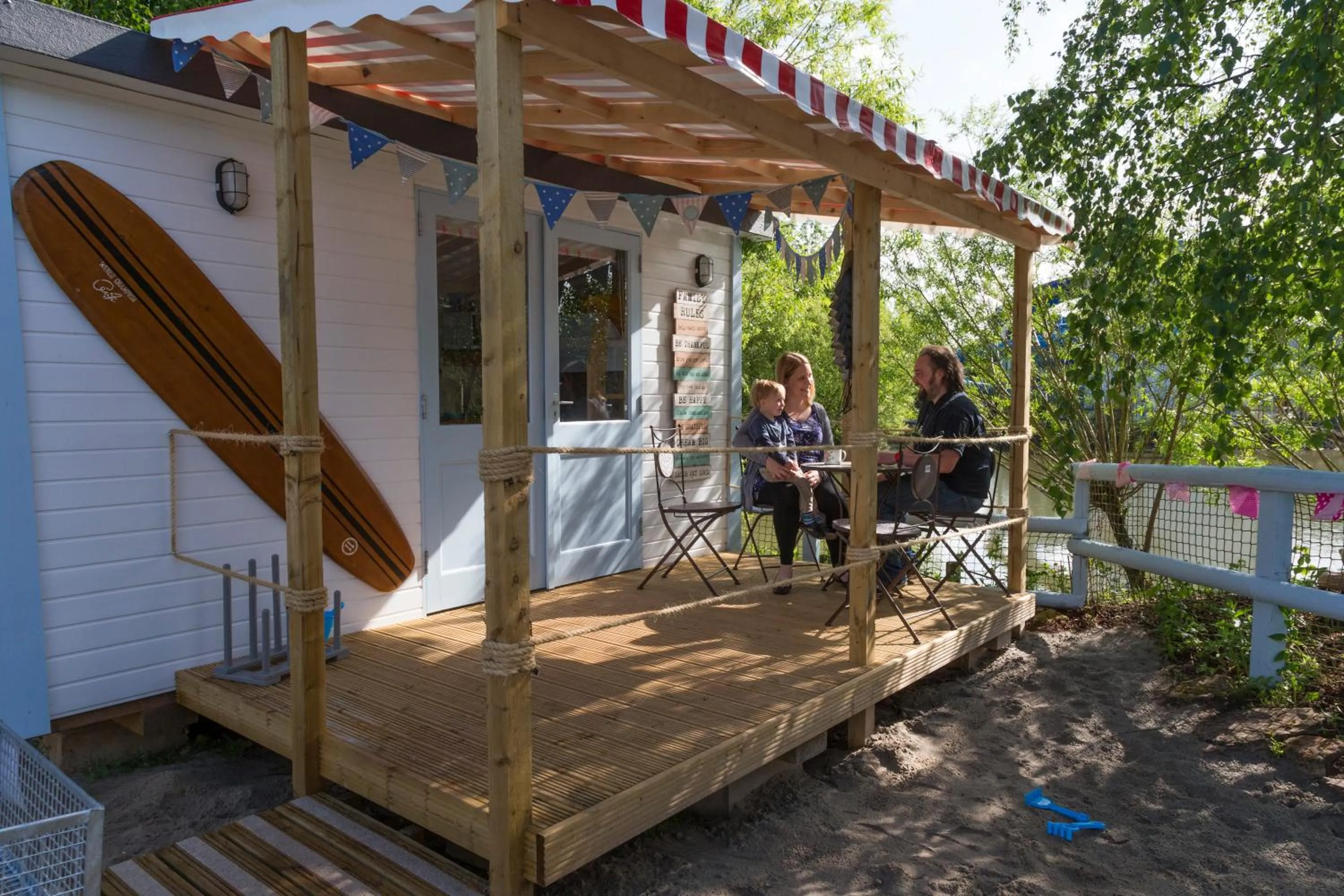 Patio in Adventurer's Village Milton Keynes