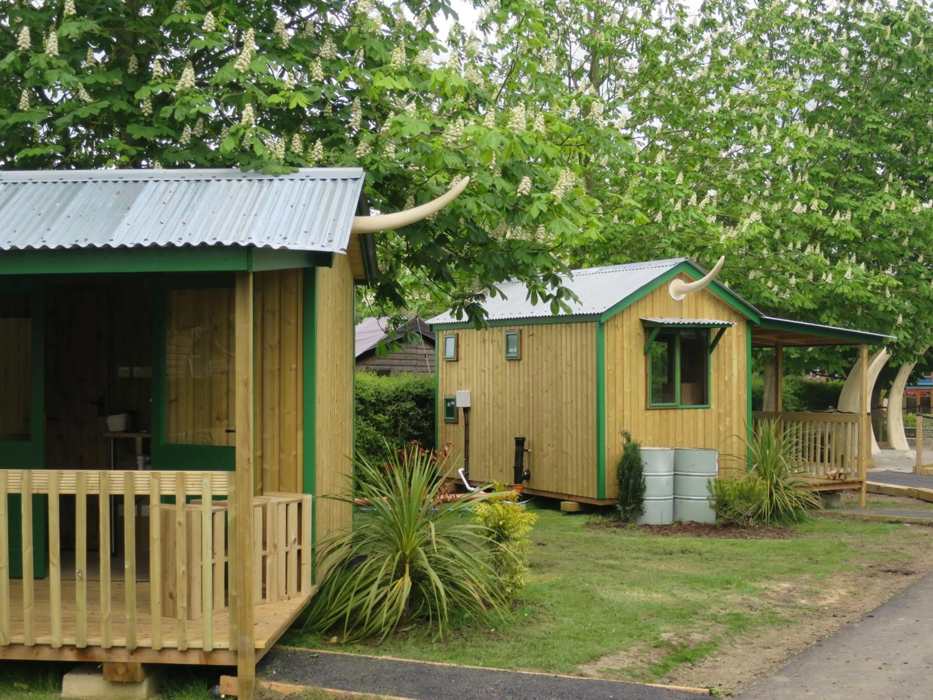 Garden view in Adventurer's Village Milton Keynes