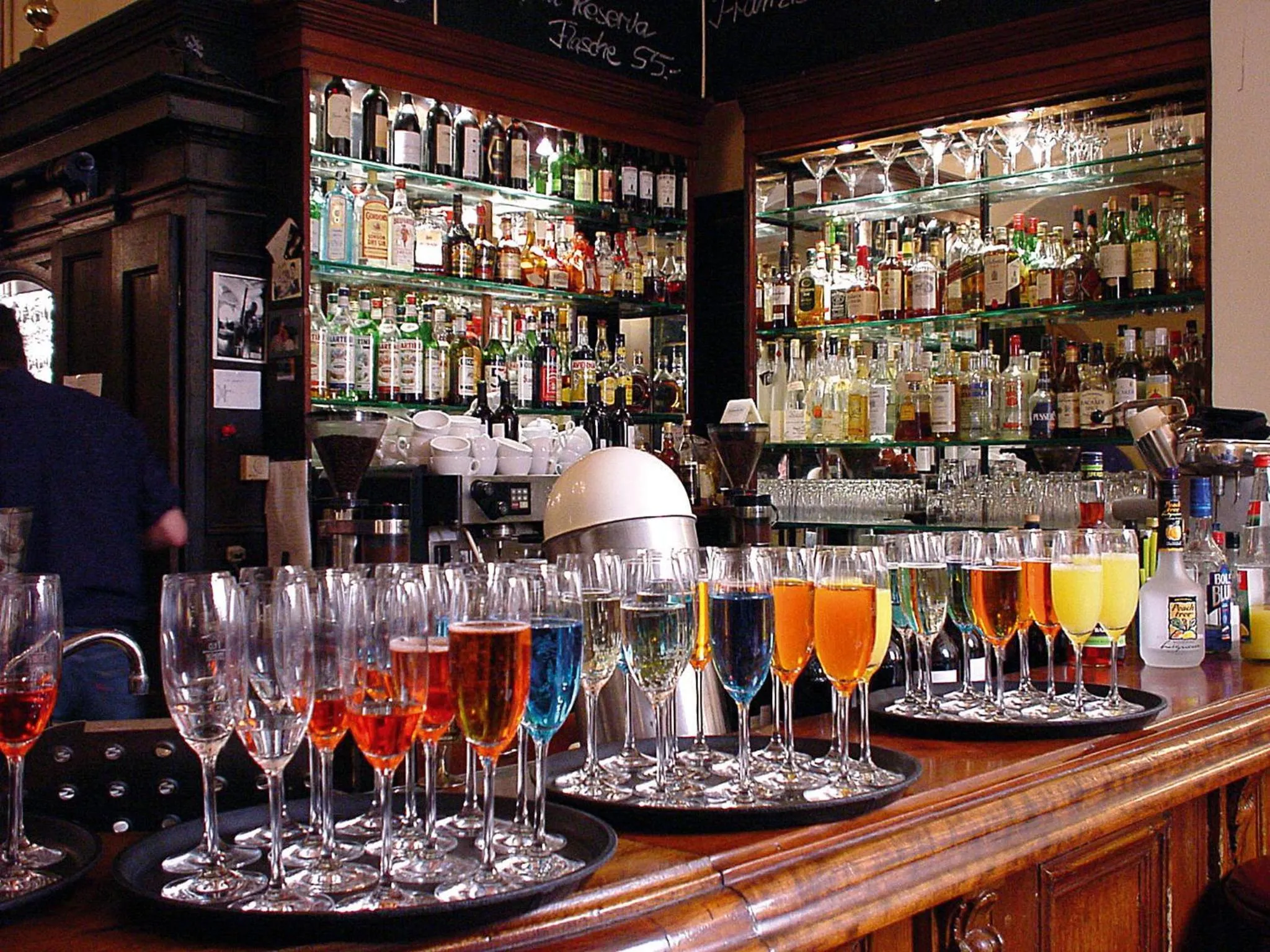 Alcoholic drinks in Hotel Mariandl