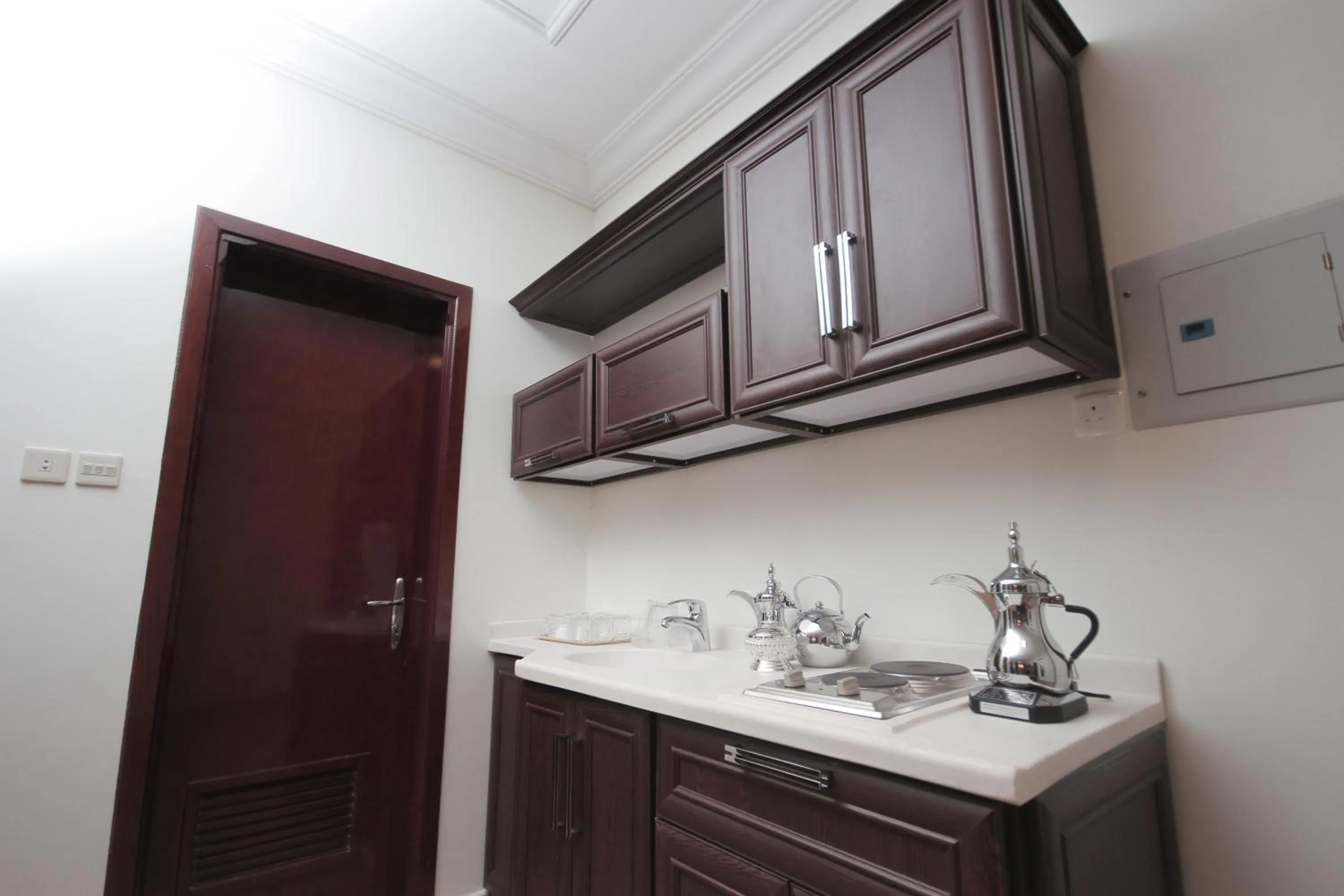 Kitchen or kitchenette in Marsa Diba Hotel